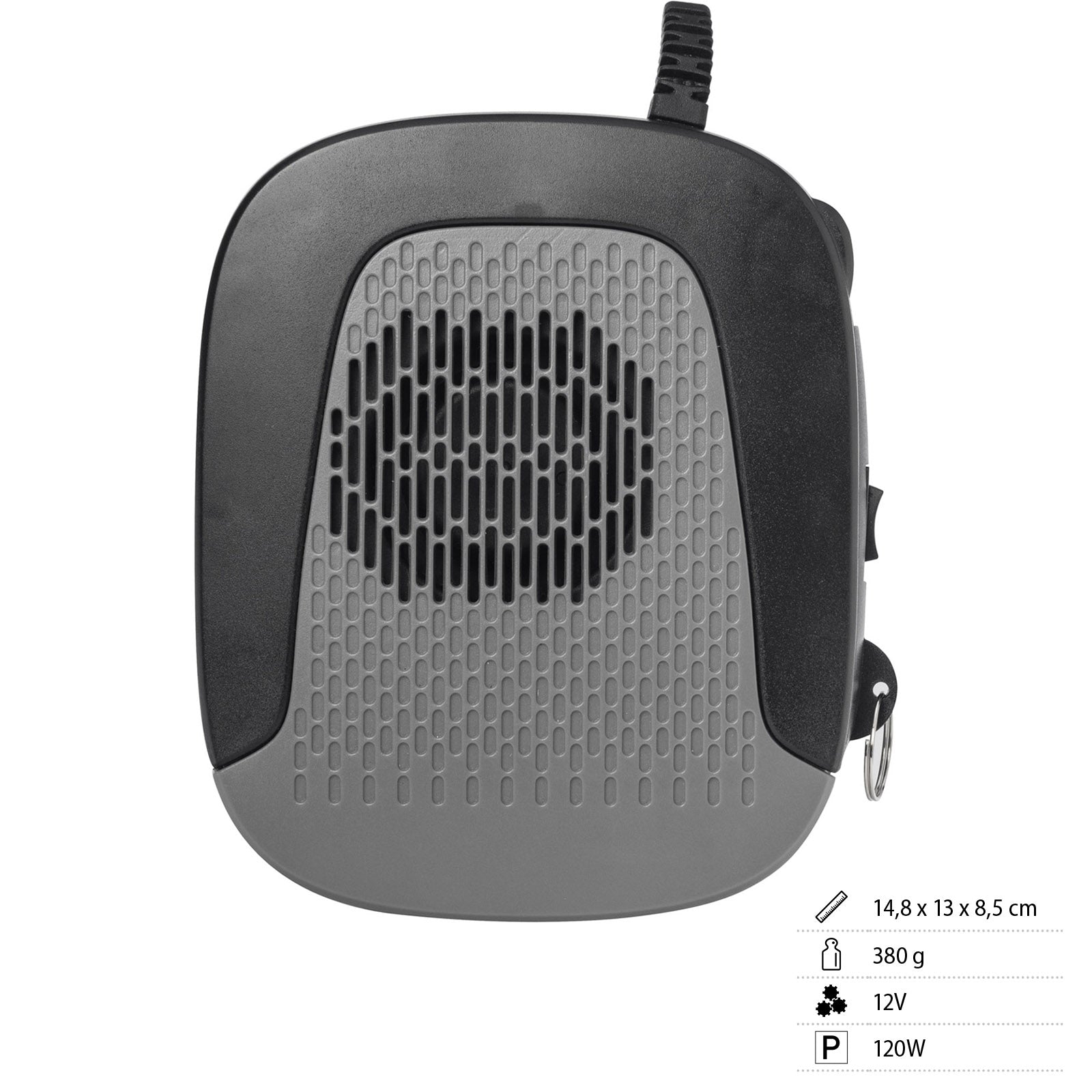 BRUNNER Radiateur soufflant Blackfire, dégivreur de pare-brise, ventilateur pour voiture, camping-car, 12 V, 120 W