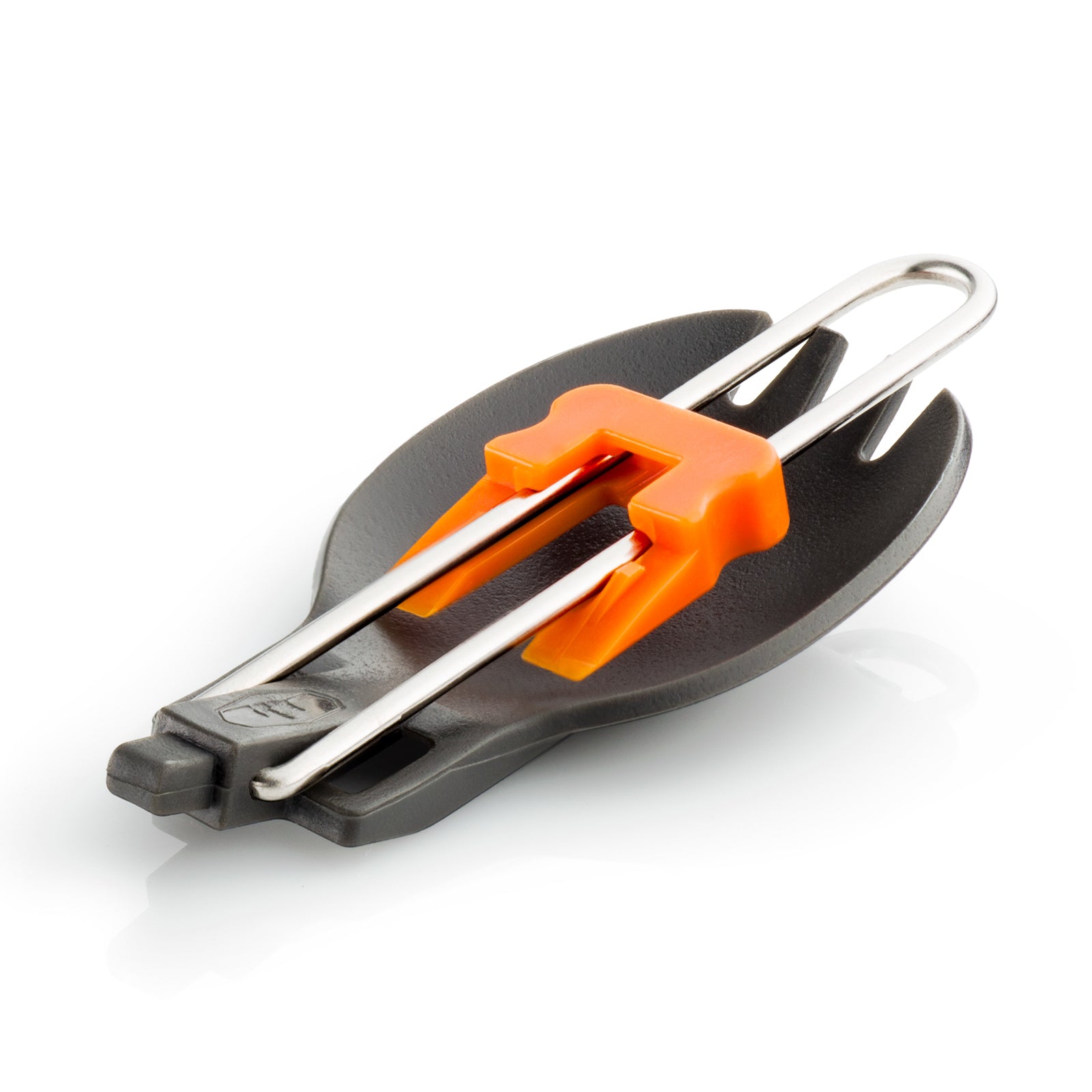 GSI Göffel Spork - Couverts de camping : fourchette et cuillère, pliables, en acier, légers (17 g)