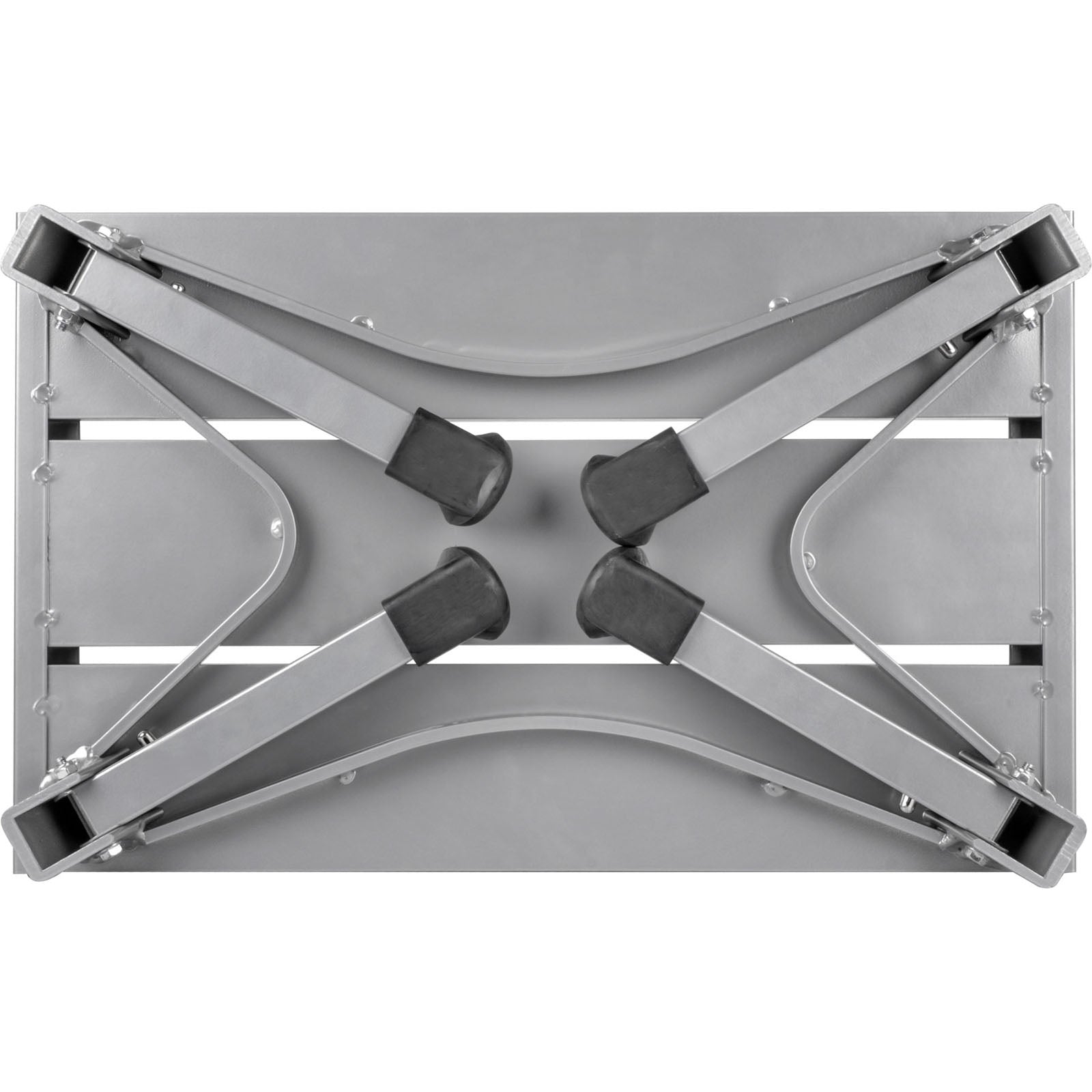 BRUNNER opvouwbare trap GoStep NG voor caravans en kamperen, enkele trede, antislip, aluminium