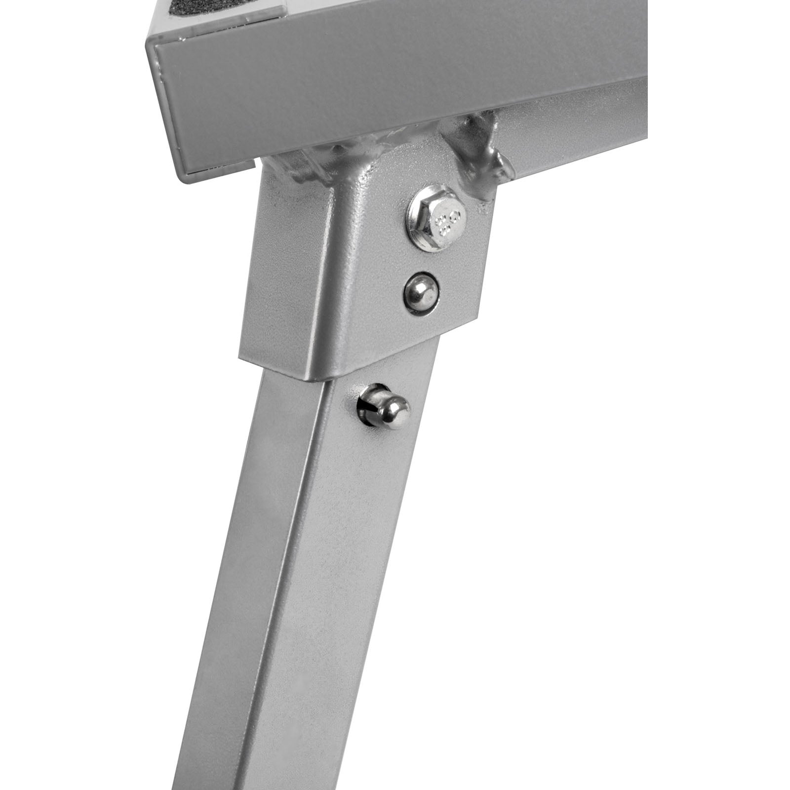 BRUNNER opvouwbare trap GoStep NG voor caravans en kamperen, enkele trede, antislip, aluminium