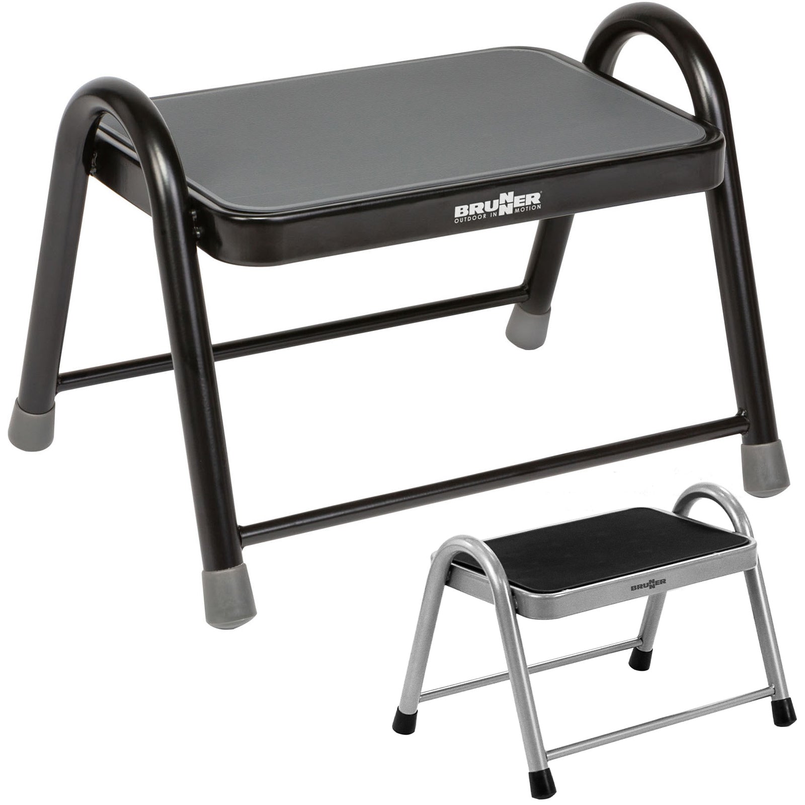 BRUNNER Trittstufe King Step Wohnmobil Leiter Tritt Hocker Camping Stahl 150 kg