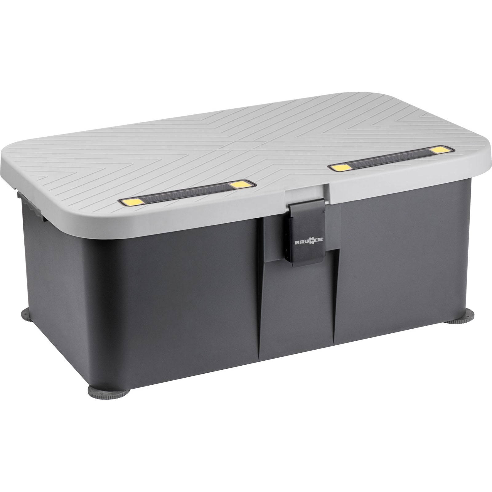 BRUNNER Einzel Tritt Stufe Box Step NG Wohnmobil Aufbewahrung Camping Hocker LED