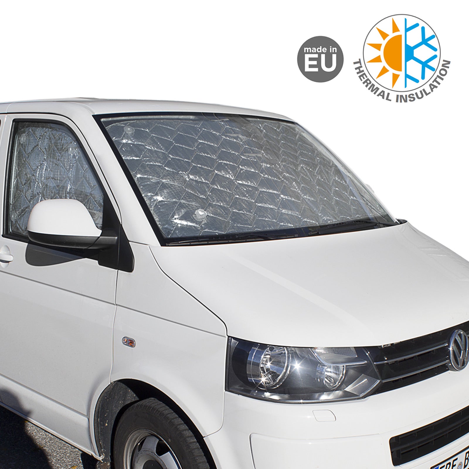 BRUNNER Set Cli-Mats NT Thermomatte Fahrerhaus Sonnenschutz Bus VW T6 07/2014 ->