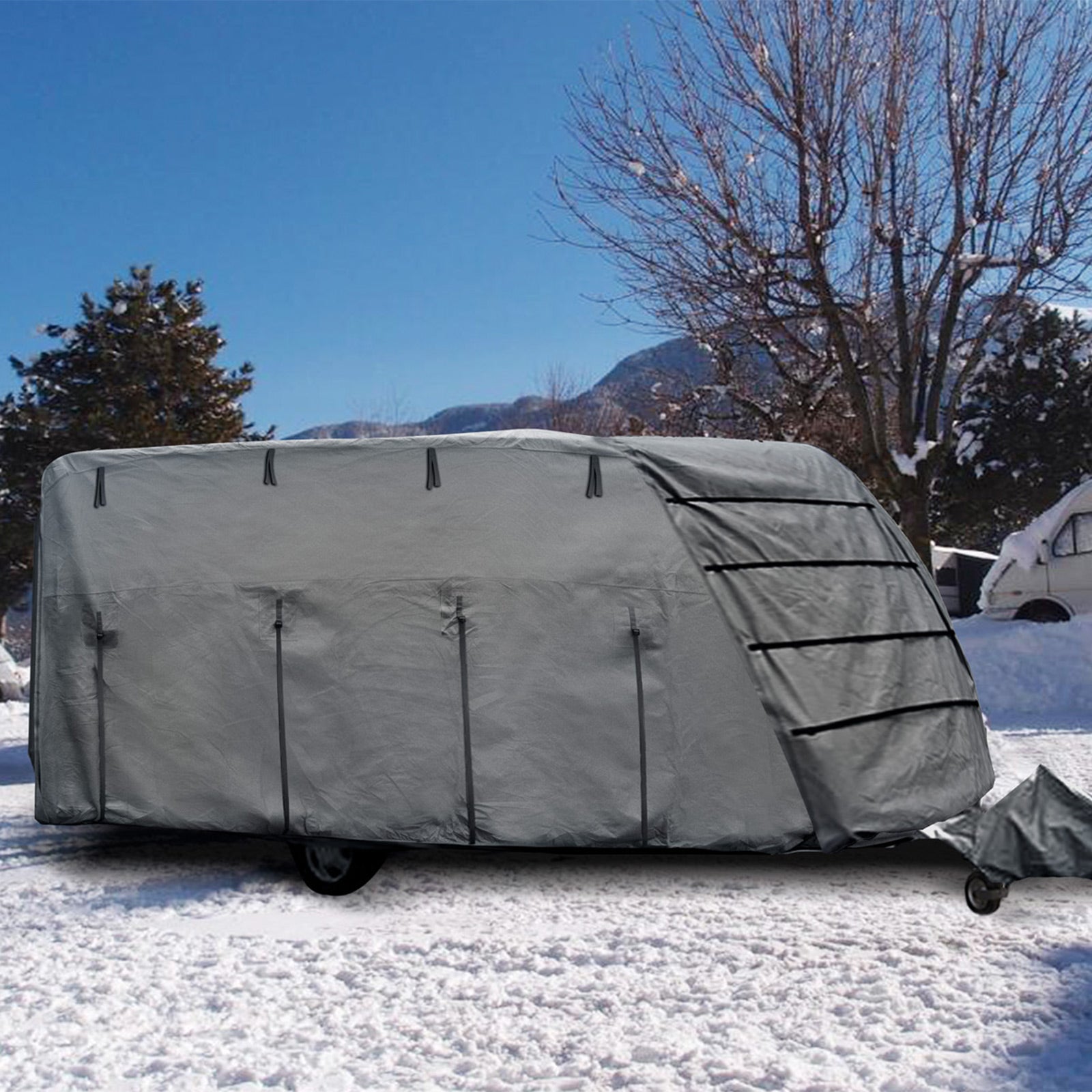 Bâche de protection pour caravane BRUNNER 6M 700-750 cm