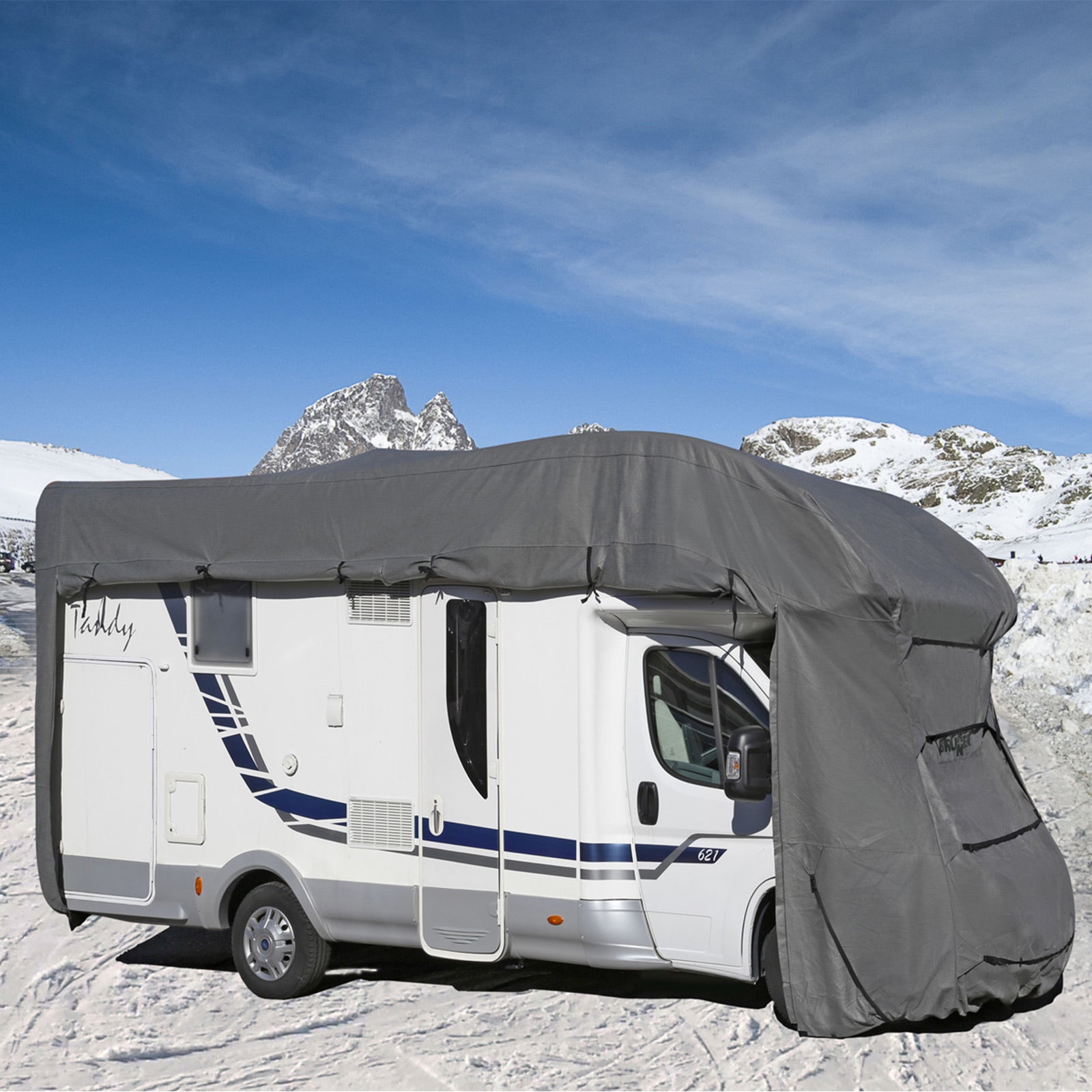 BRUNNER Motorhome Protective Cover Camper Cover 6M 650-700 cm Tarpaulin Cover