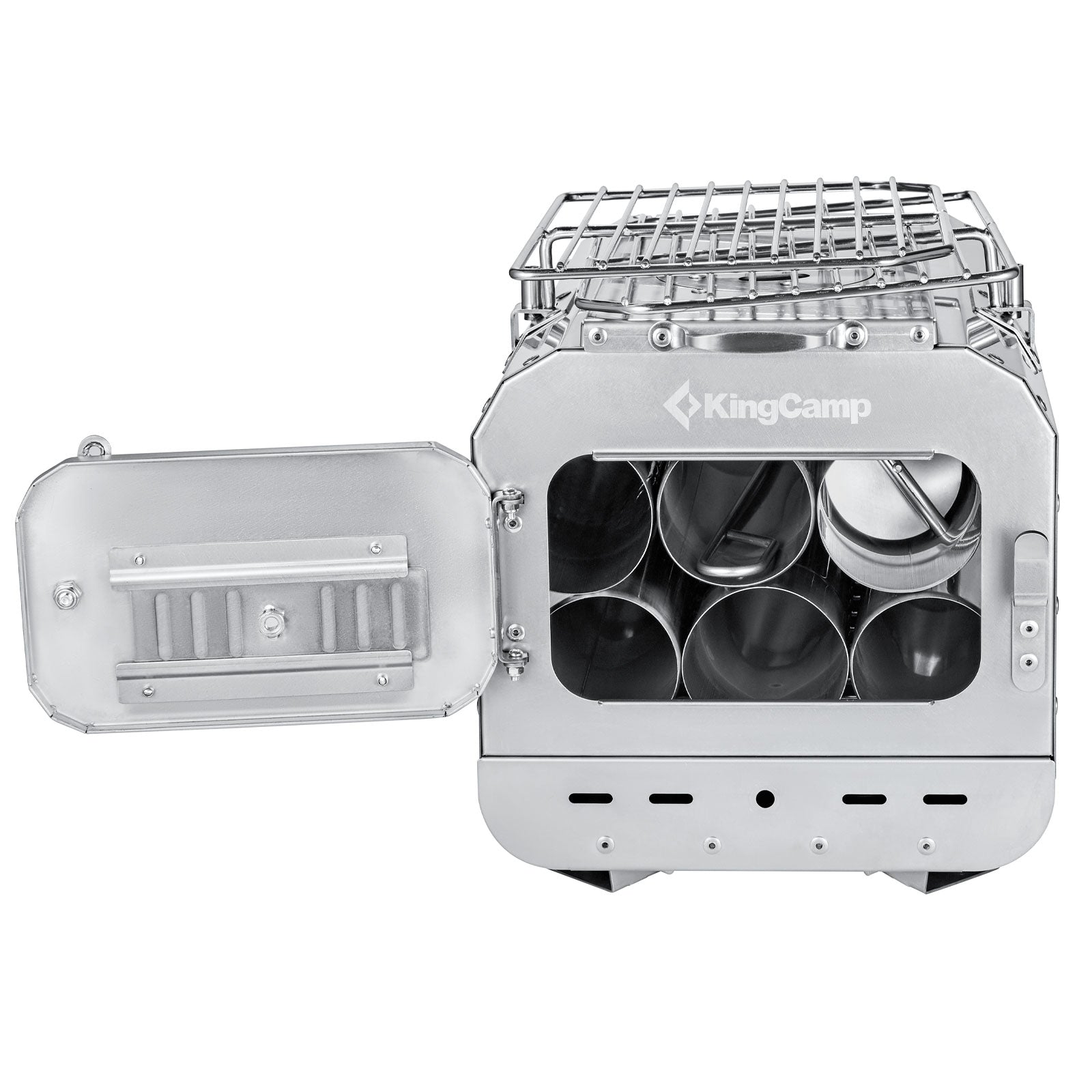 KINGCAMP Tent Oven Greenland L Outdoor Kitchen Mini Camping Stove Heater Steel