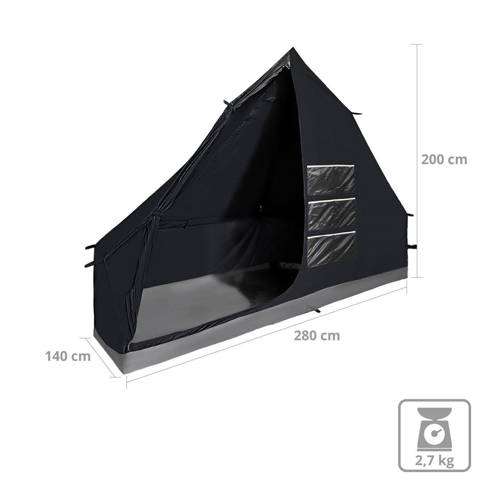 KINGCAMP Inner Tent For Khan Villa 2 Person Cabin Glamping Tent Camping Tent