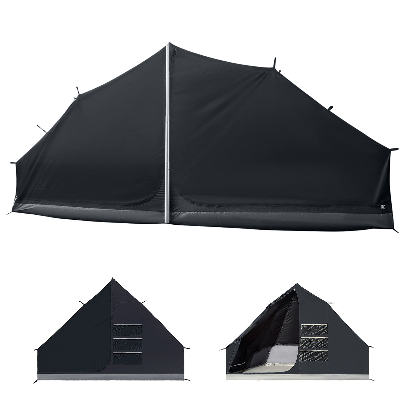 Tente intérieure KINGCAMP pour Khan Villa – Tente de glamping 2 personnes – Tente de camping