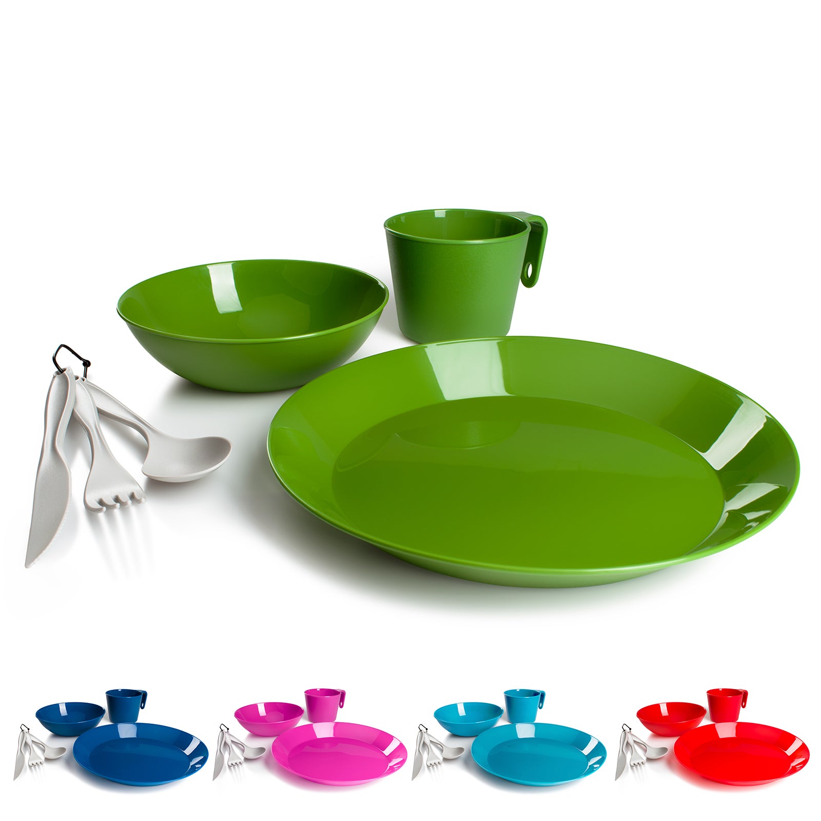 GSI Cascadian Geschirr Set Camping Essgeschirr Besteck Reise Picknick Outdoor