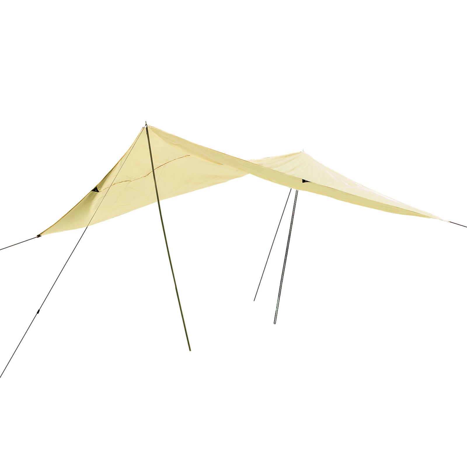 Bâche 3 x 4 m voile d'ombrage protection solaire protection vent coque de plage protection UV 30
