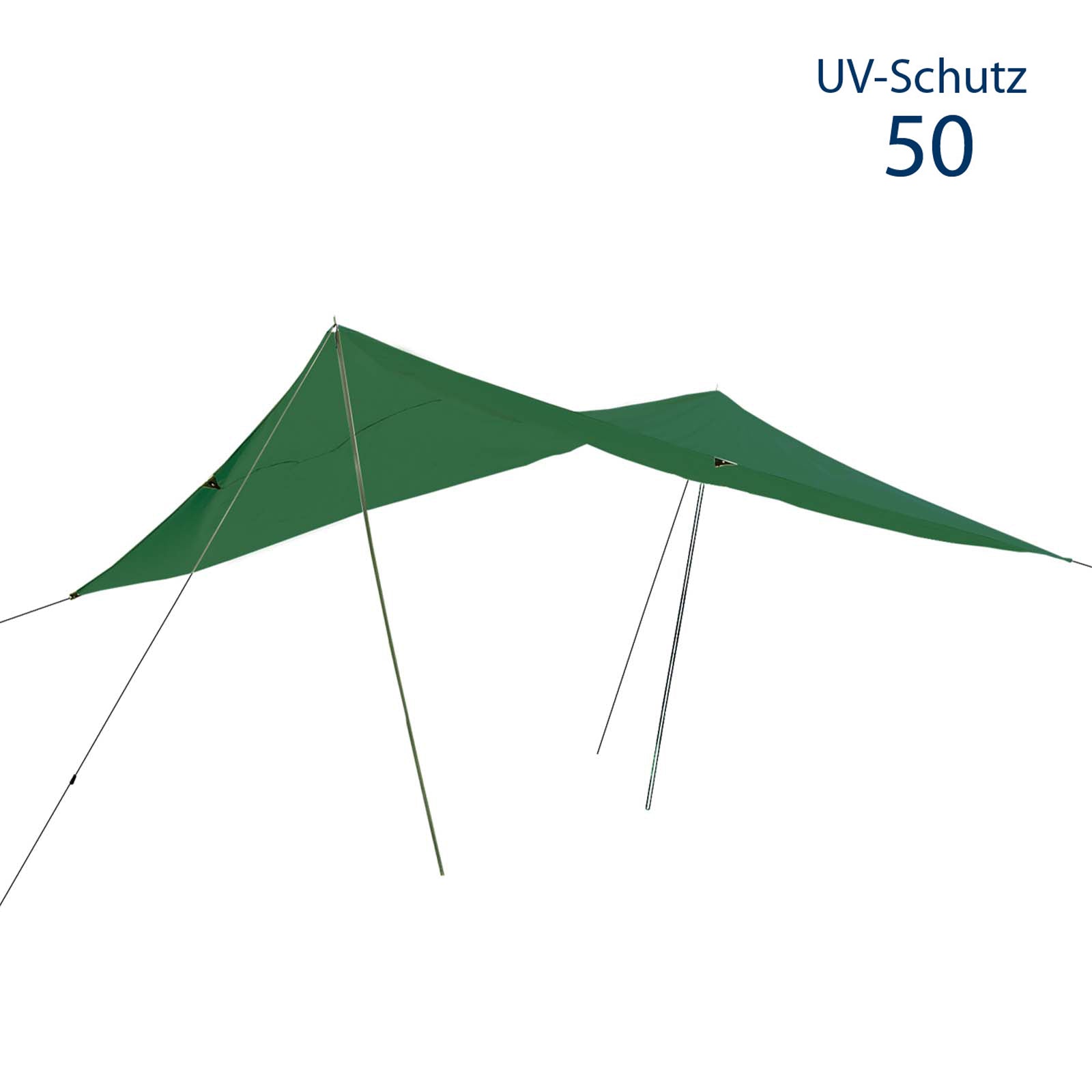 Tarp 3 x 4 m Sonnensegel Sonnenschutz Windschutz Strand Muschel UV-Schutz 30