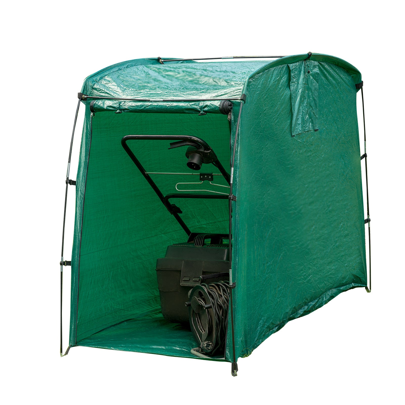 Universal Lagerzelt Rasenmäher Garage Camping Garten Gerät Beistell Zelt Fahrrad