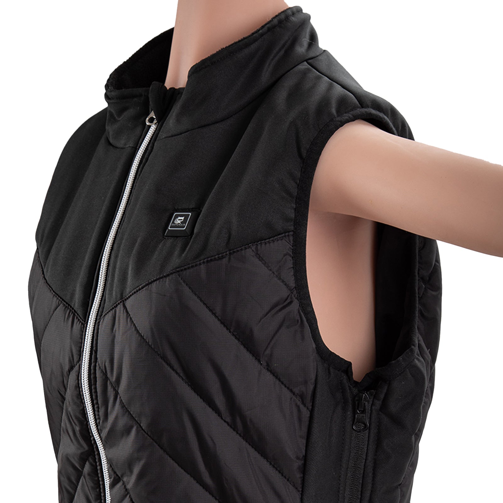 Gilet chauffant OUTCHAIR Power Bank Warm Me Gilet chauffant chauffant matelassé pour femme