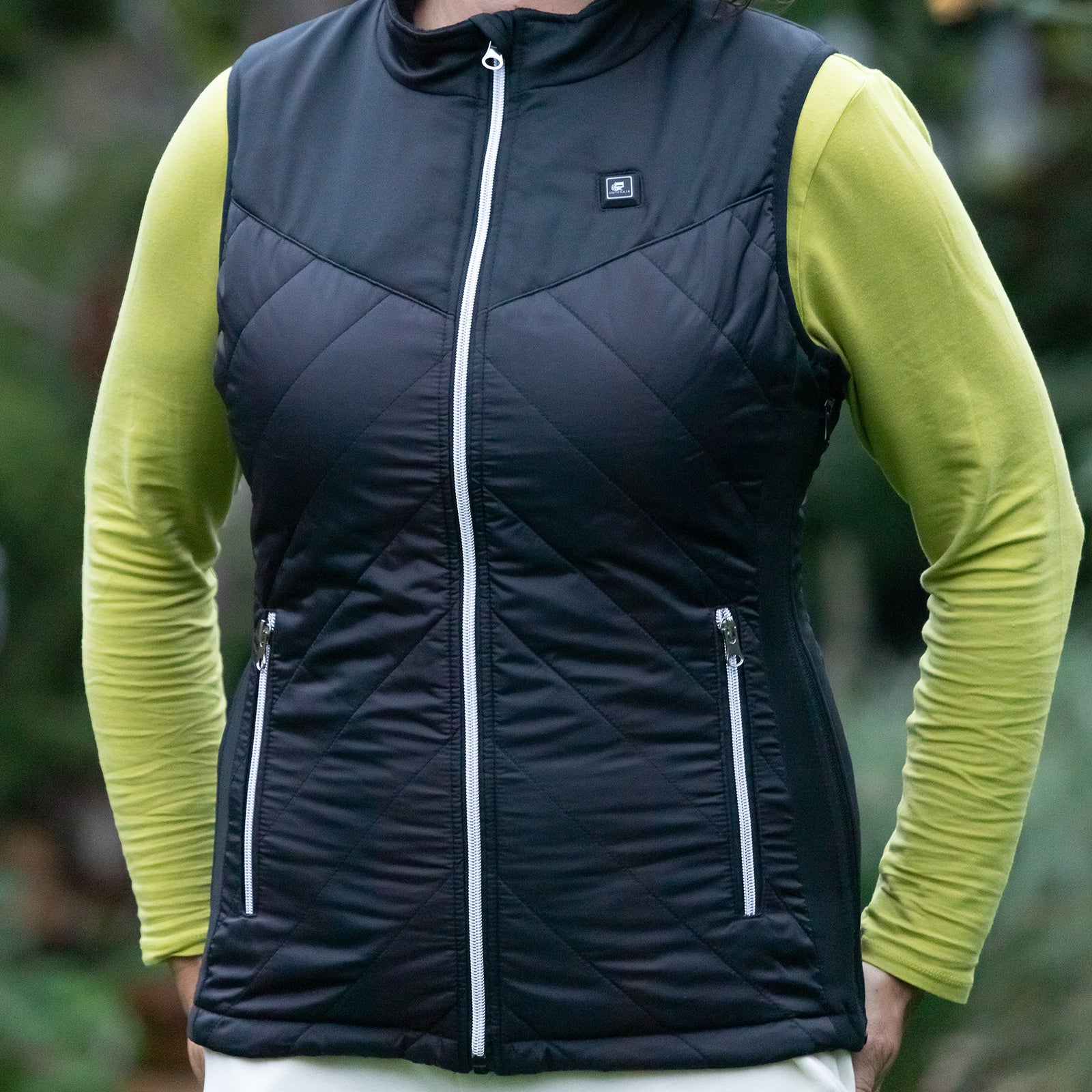 OUTCHAIR heated vest power bank Warm Me heat vest heatable heated quilted women