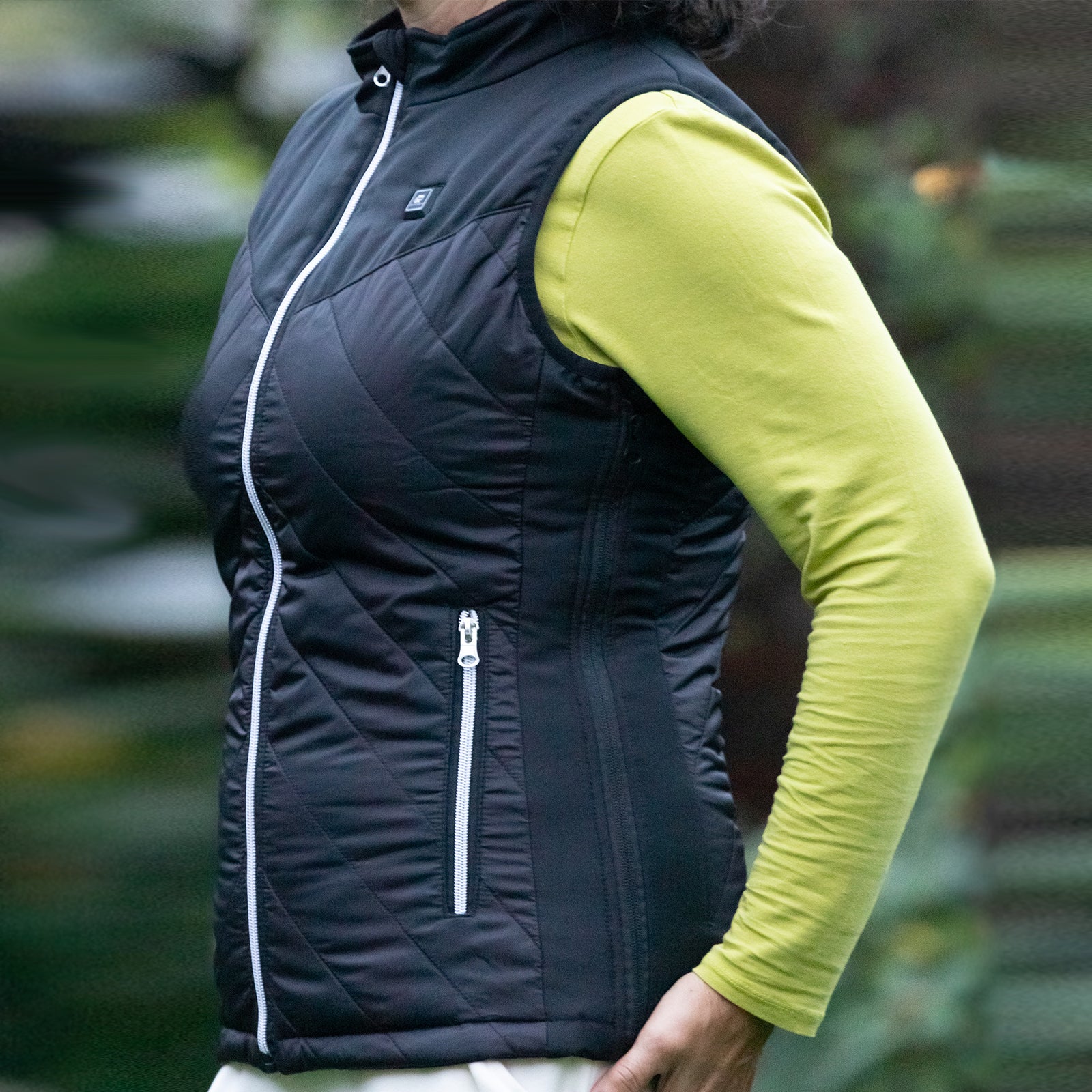 OUTCHAIR Heizweste Powerbank Warm Me Wärme Weste Beheizbar Beheizt Stepp Damen