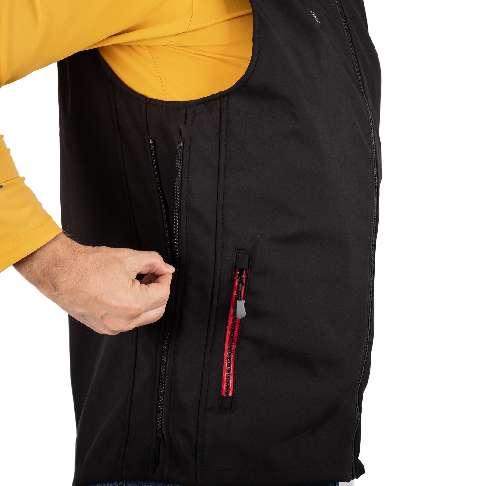 OUTCHAIR Heizweste Powerbank Warm Me Wärme Weste Beheizbar Beheizt Fleece Herren