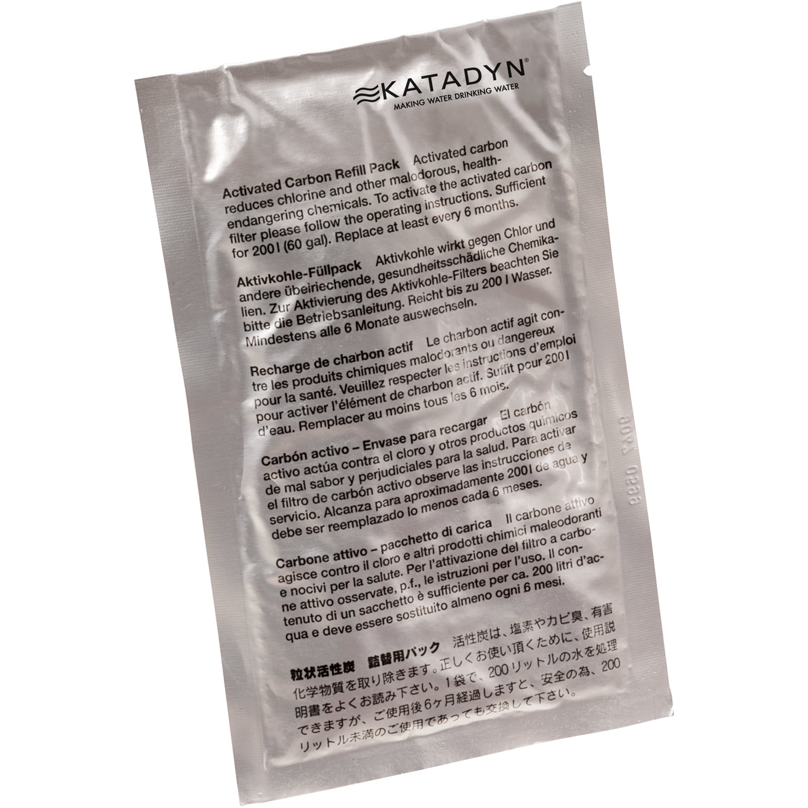 Filtre combiné à charbon actif de remplacement KATADYN, lot de 2 recharges pour filtre à eau potable