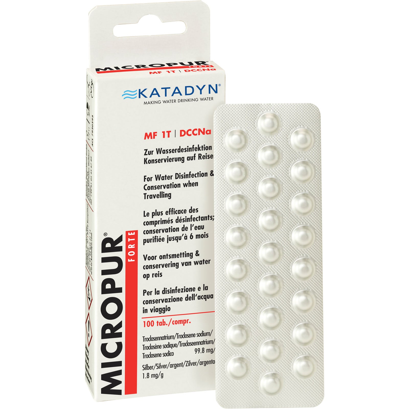 MICROPUR Forte MF 1T/100 Tabletten Trink Wasser Aufbereitung Konservierung Chlor