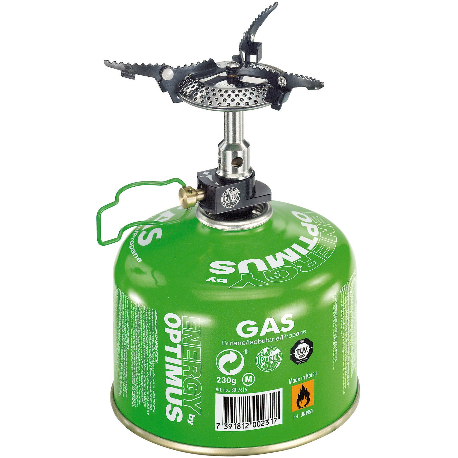 OPTIMUS Camping Gaskocher Crux Lite Mini Gas Kocher Trekking Outdoor 3000 W 72 g