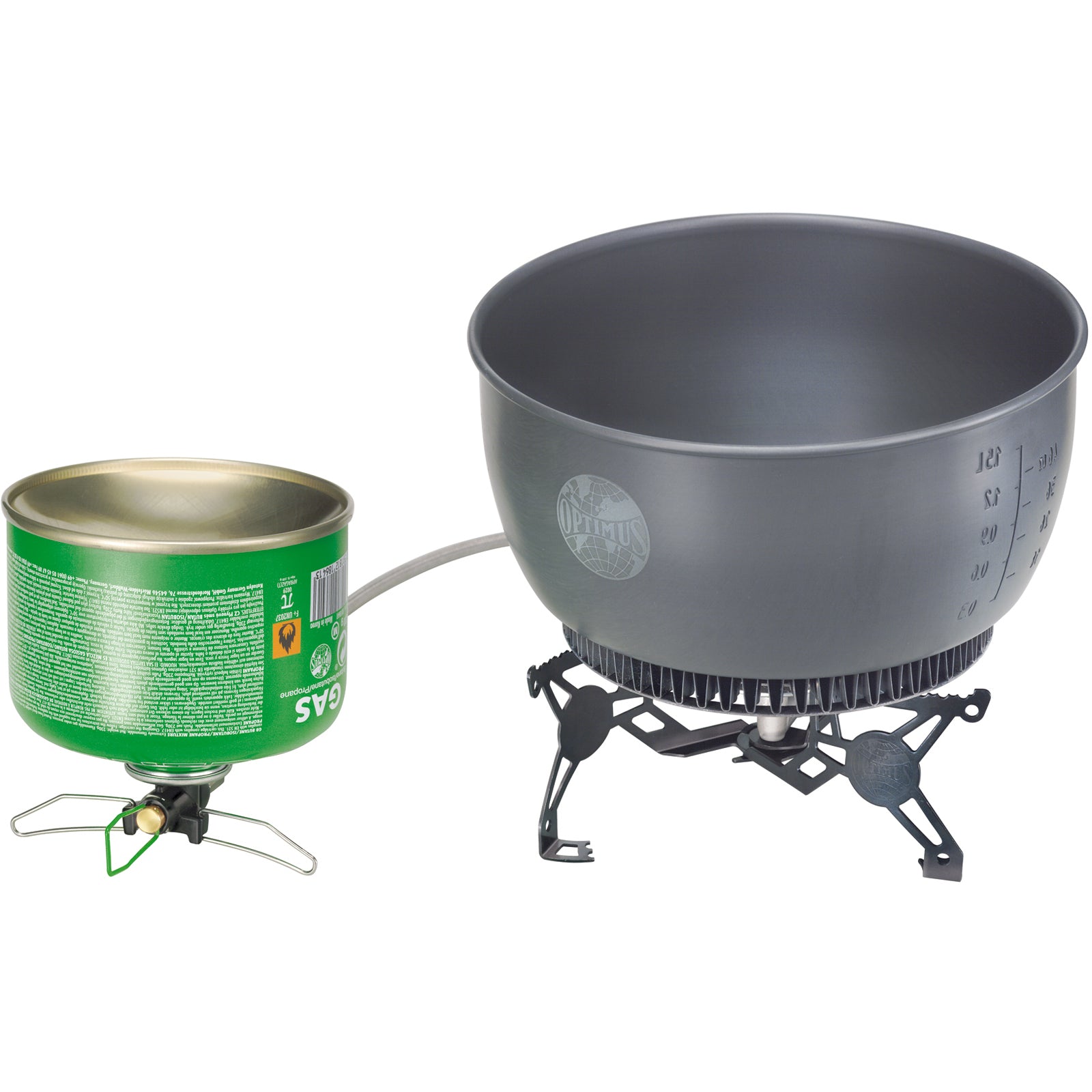 Réchaud à gaz de camping OPTIMUS Vega Mini réchaud de trekking pliable 3700 W 178 g