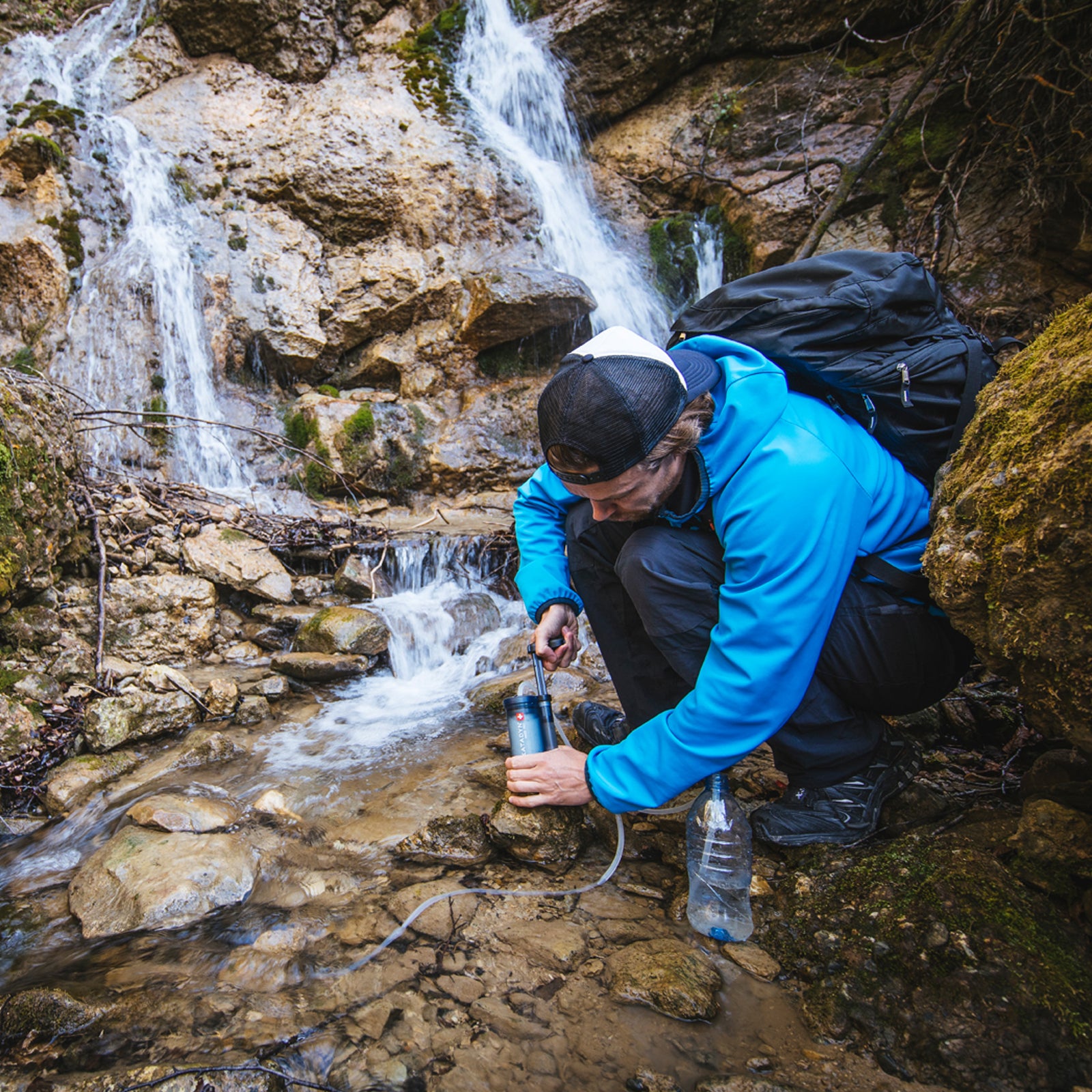 KATADYN Wasserfilter Hiker Trinkwasser Pump Filter Wasser Keramik Aktiv Kohle