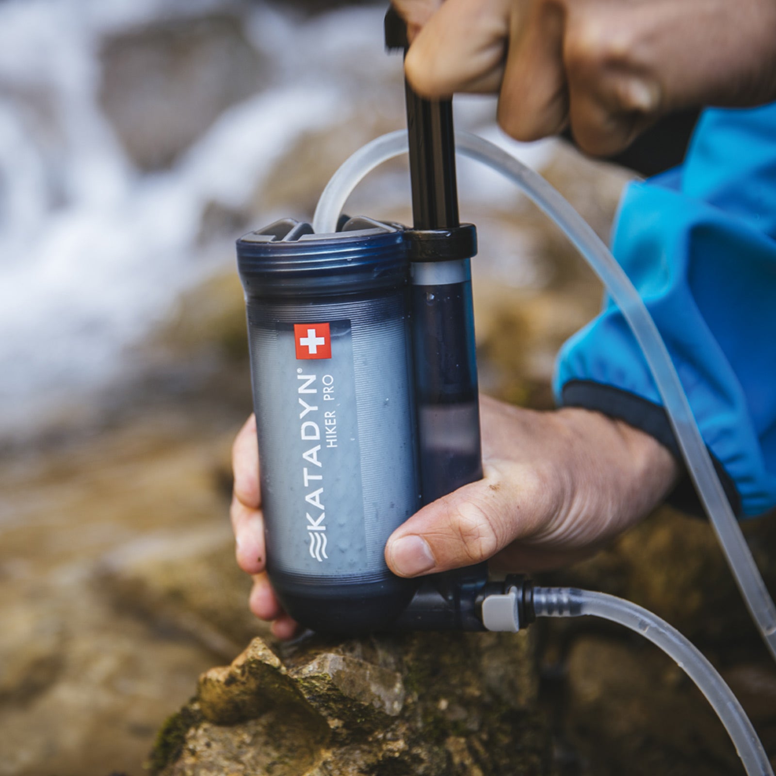 KATADYN Wasserfilter Hiker Trinkwasser Pump Filter Wasser Keramik Aktiv Kohle