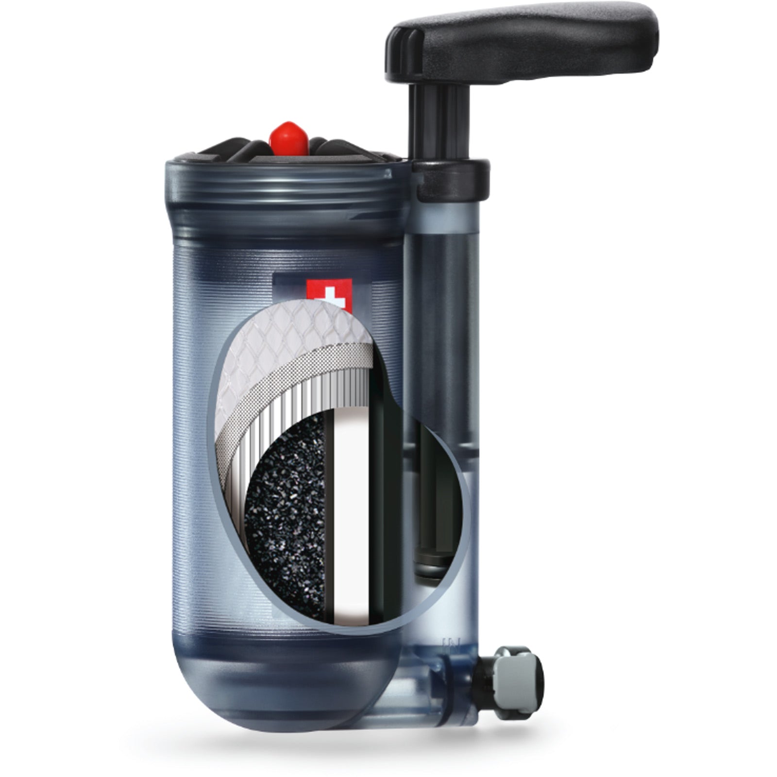 KATADYN Wasserfilter Hiker Trinkwasser Pump Filter Wasser Keramik Aktiv Kohle