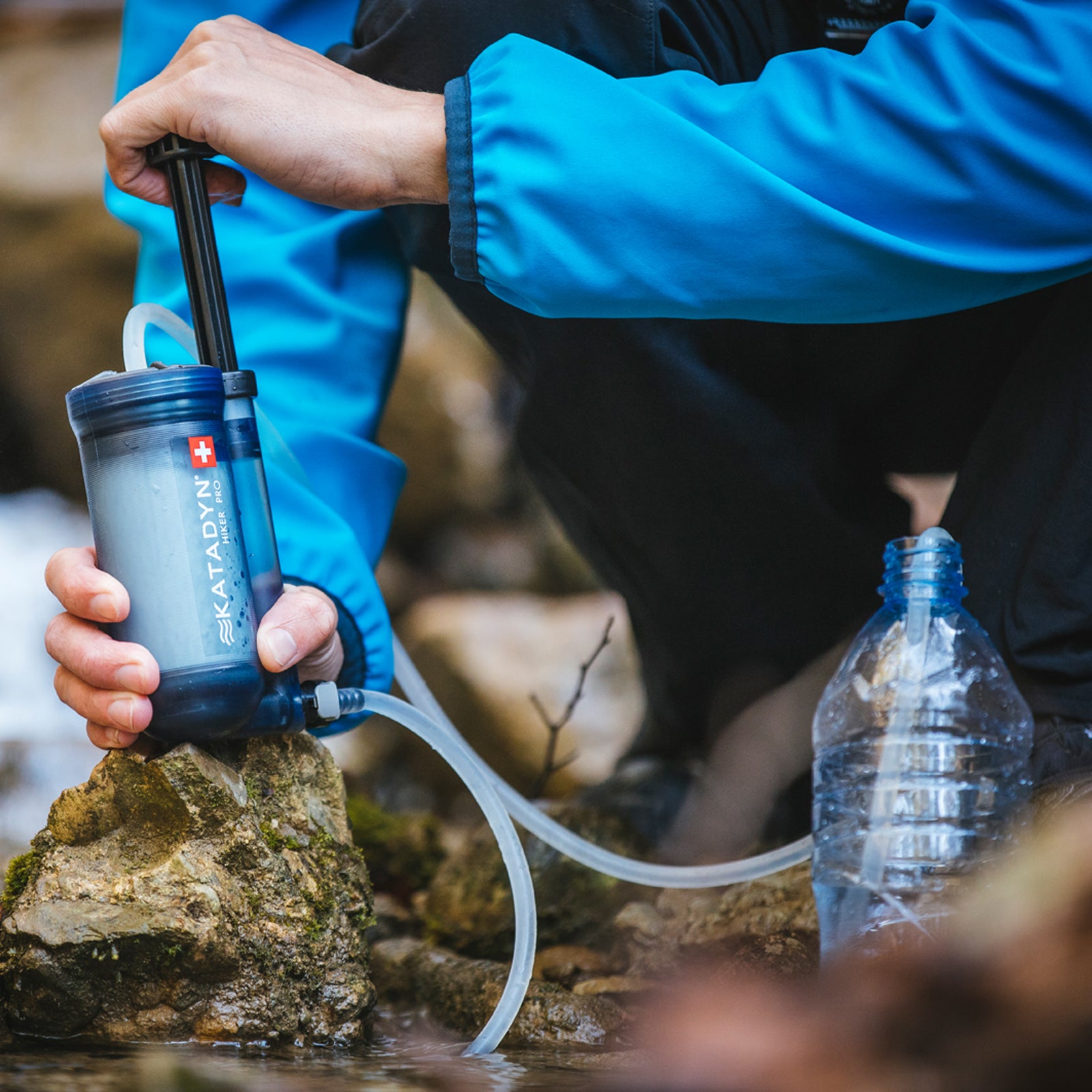 Filtre à eau KATADYN Hiker Pompe à eau potable Filtre à eau en céramique au charbon actif
