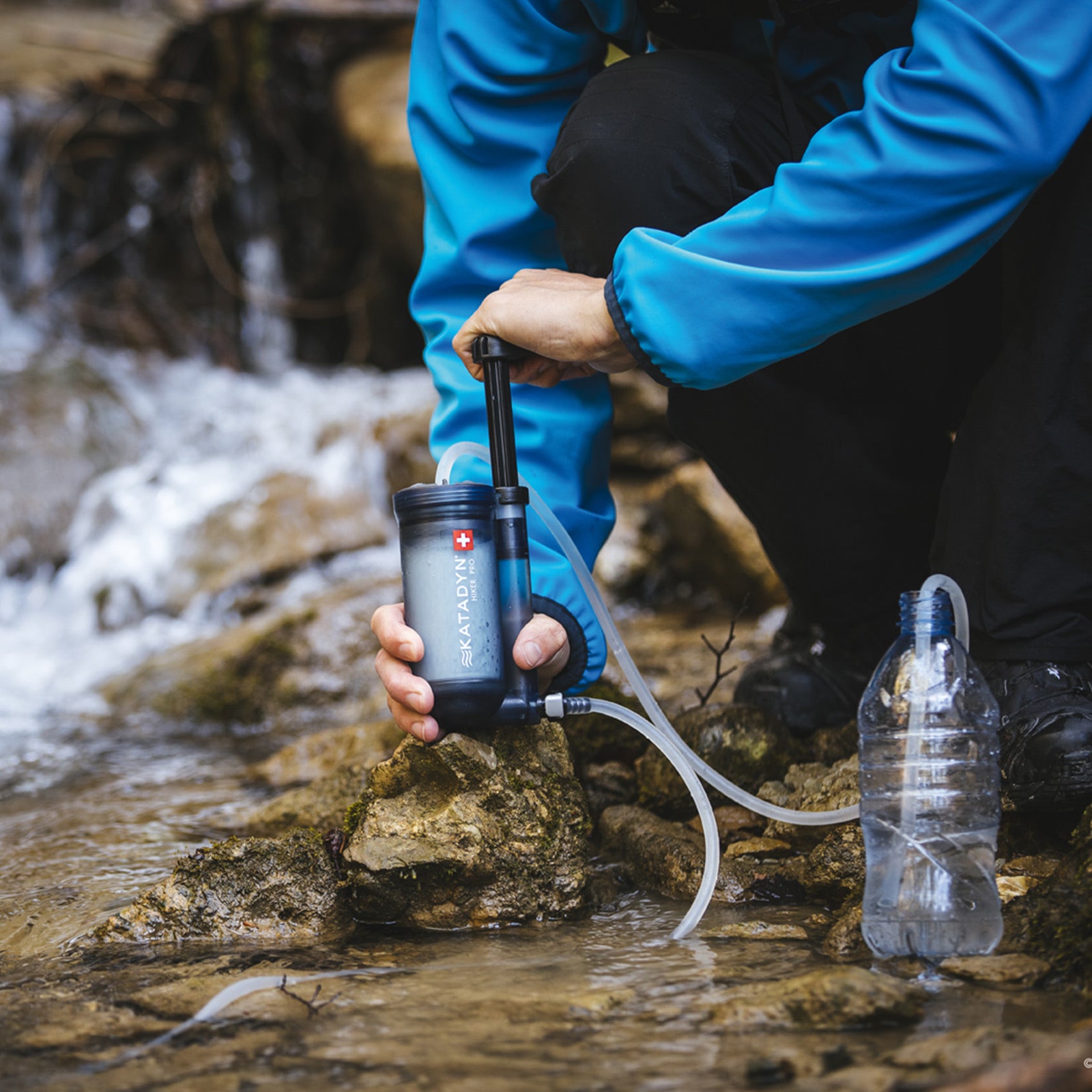 KATADYN Wasserfilter Hiker Trinkwasser Pump Filter Wasser Keramik Aktiv Kohle