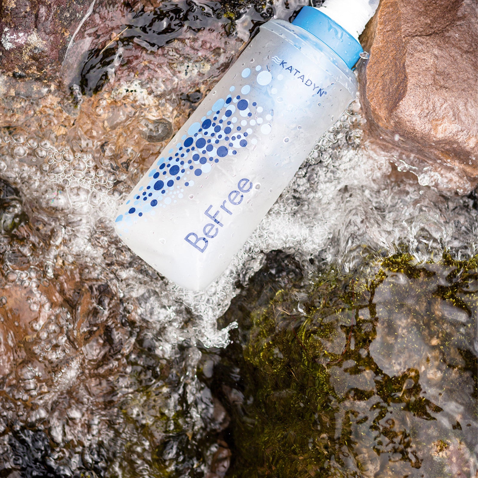Filtre à eau KATADYN BeFree 0,6 L pour extérieur, traitement pour bouteille d'eau