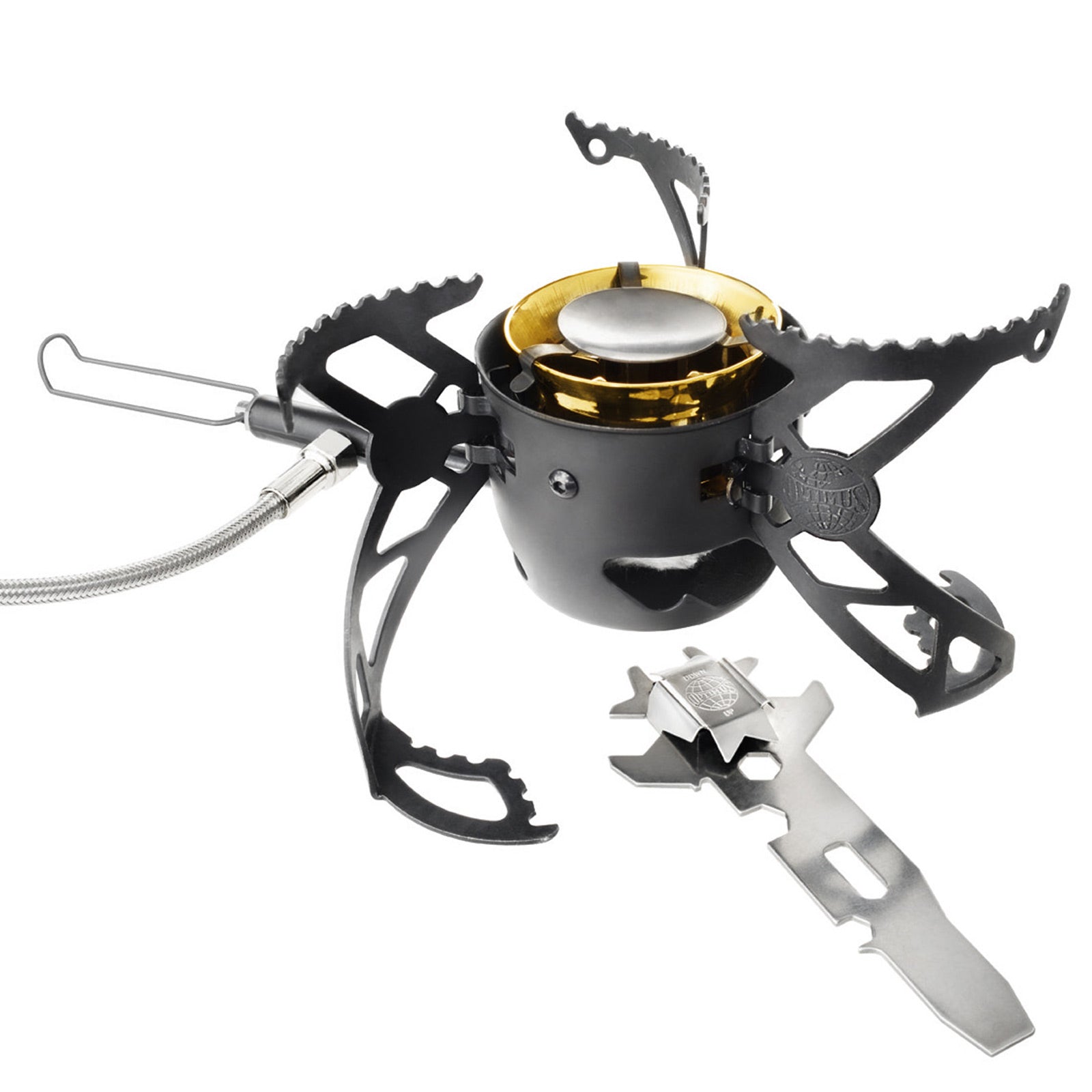 OPTIMUS Camping Gaskocher Polaris Optifuel Tactical Benzin Kocher Faltbar 4200 W