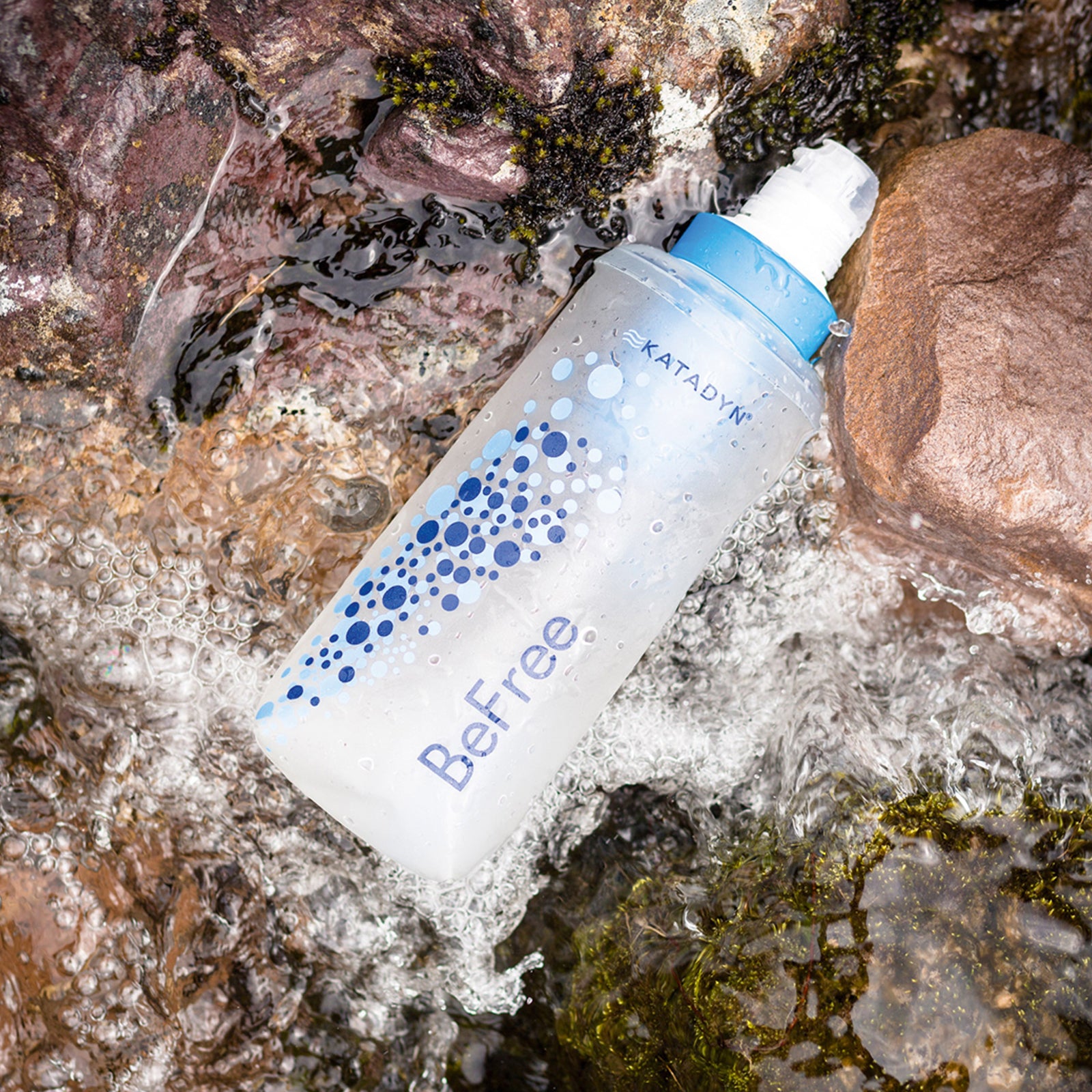 Filtre à eau KATADYN BeFree 3L pour randonnée en plein air, traitement pour bouteille d'eau