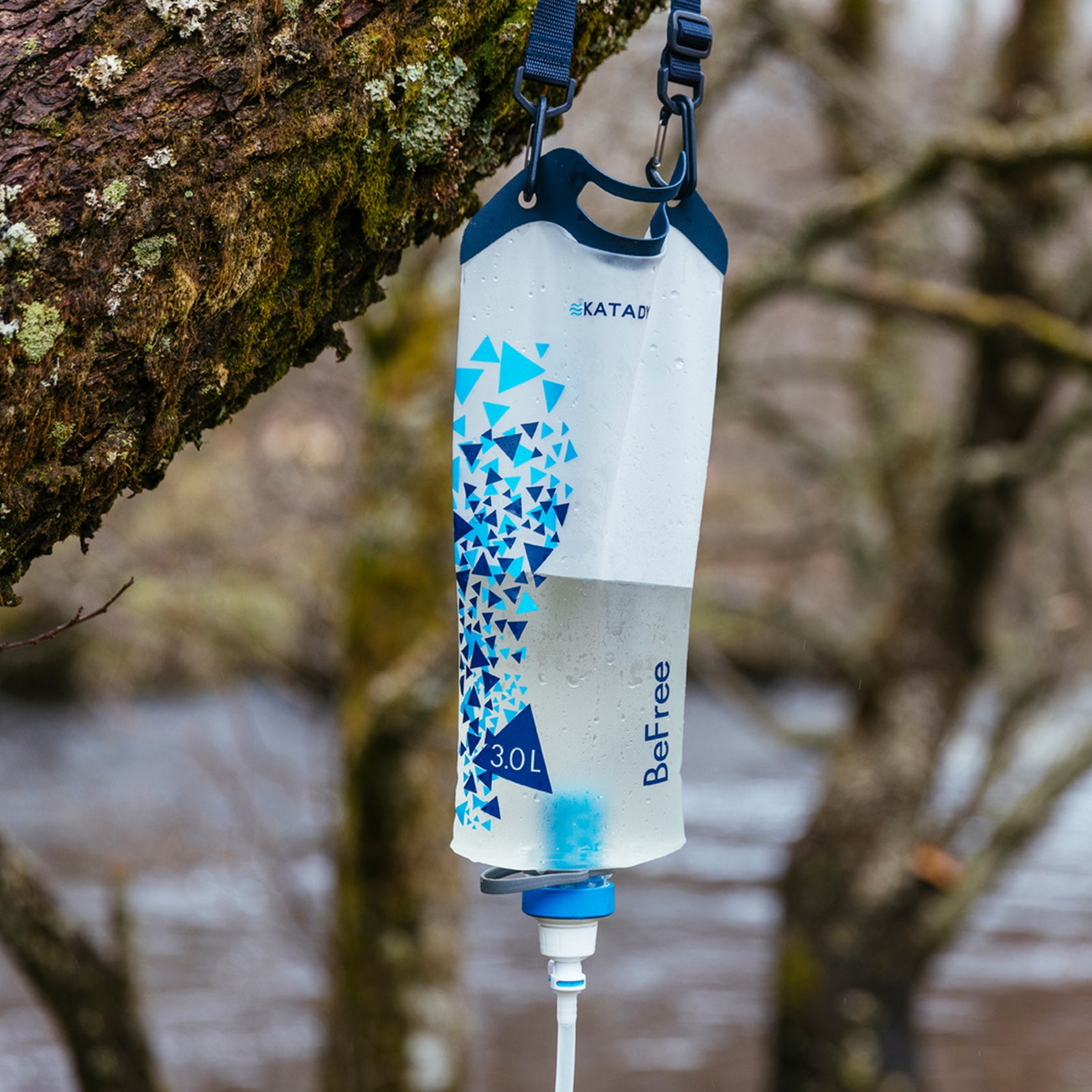 KATADYN Water Filter BeFree 3L Outdoor Hiking Filter Water Bottle Treatment