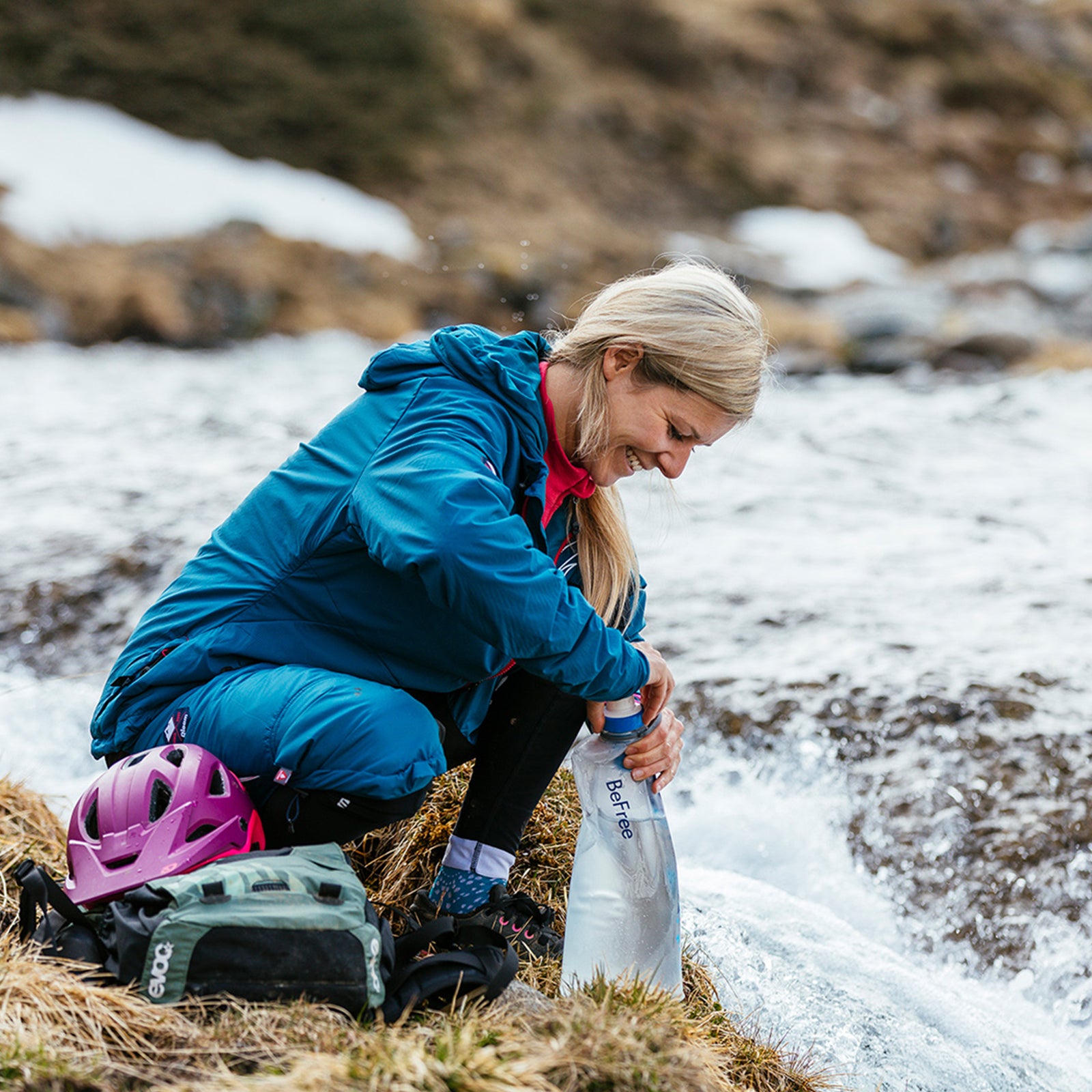 Filtre à eau KATADYN BeFree 3L pour randonnée en plein air, traitement pour bouteille d'eau