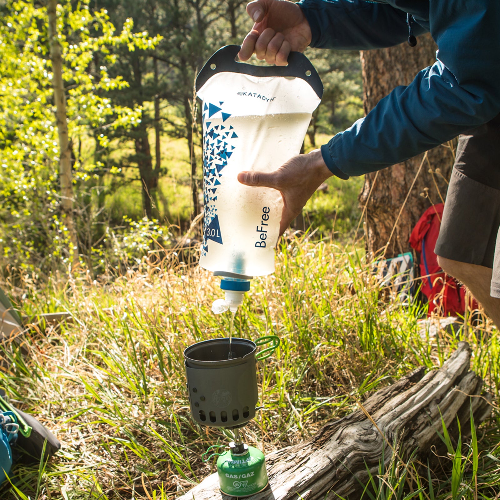 Filtre à eau KATADYN BeFree 3L pour randonnée en plein air, traitement pour bouteille d'eau