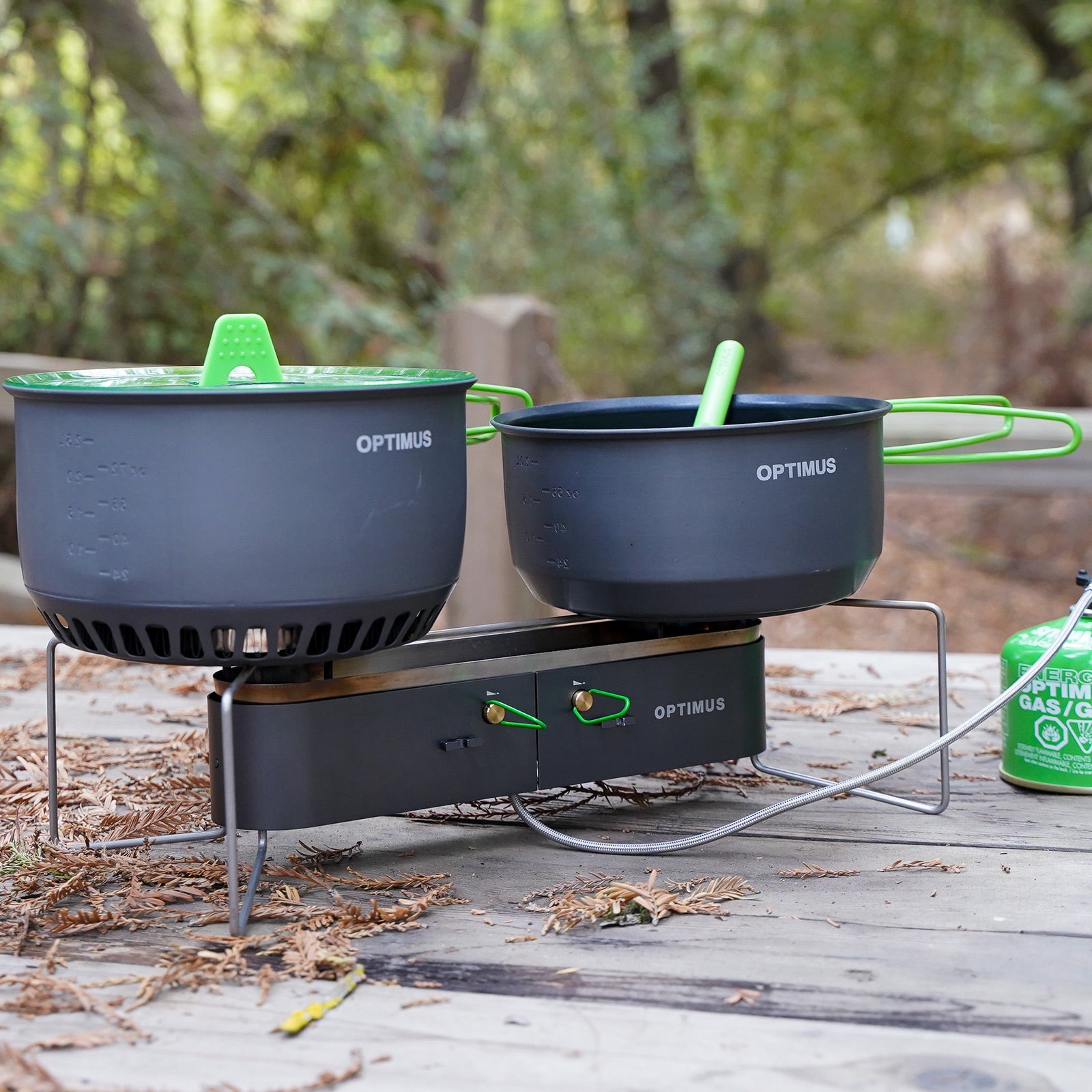 OPTIMUS Camping Kochset Terra Camp 4 Geschirr Küche Topf Pfanne Alu 1,16 kg