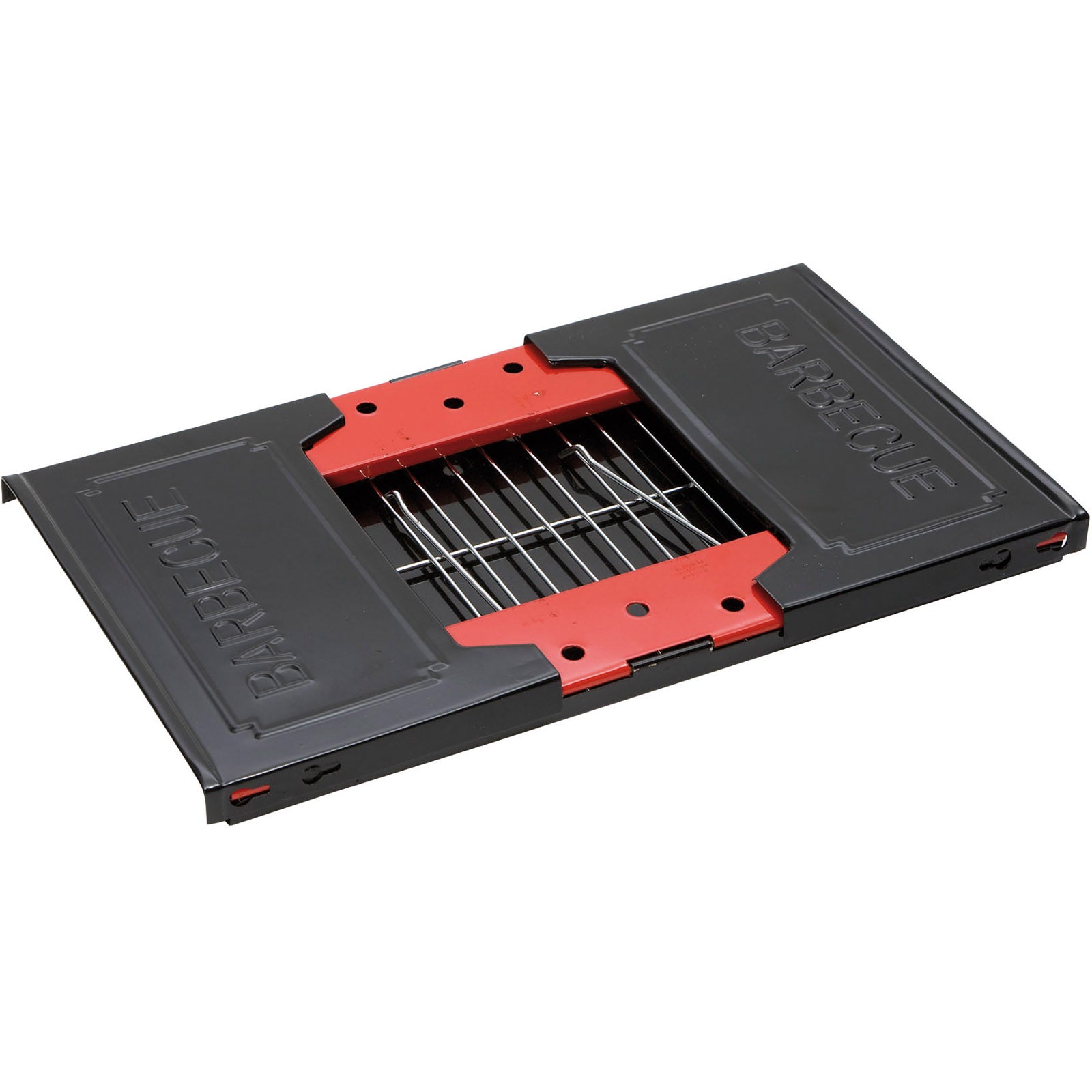 BO-CAMP Folding Grill BBQ Compact Mini Charcoal Grill Camping Table Grill Folding Grill