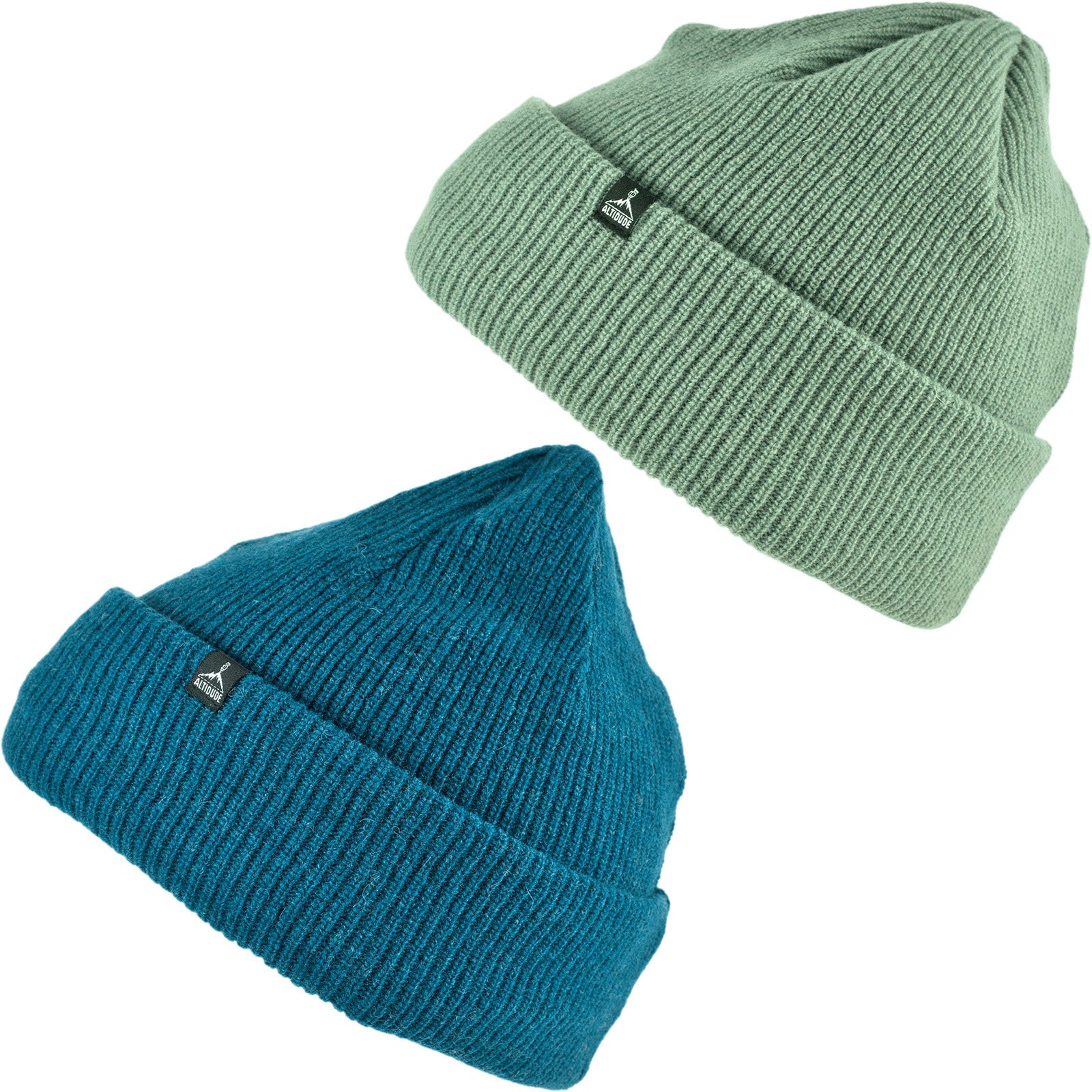 ALTIDUDE Winter Hat Hermit Rip Chunky Knit Hat Unisex Beanie Merino Wool