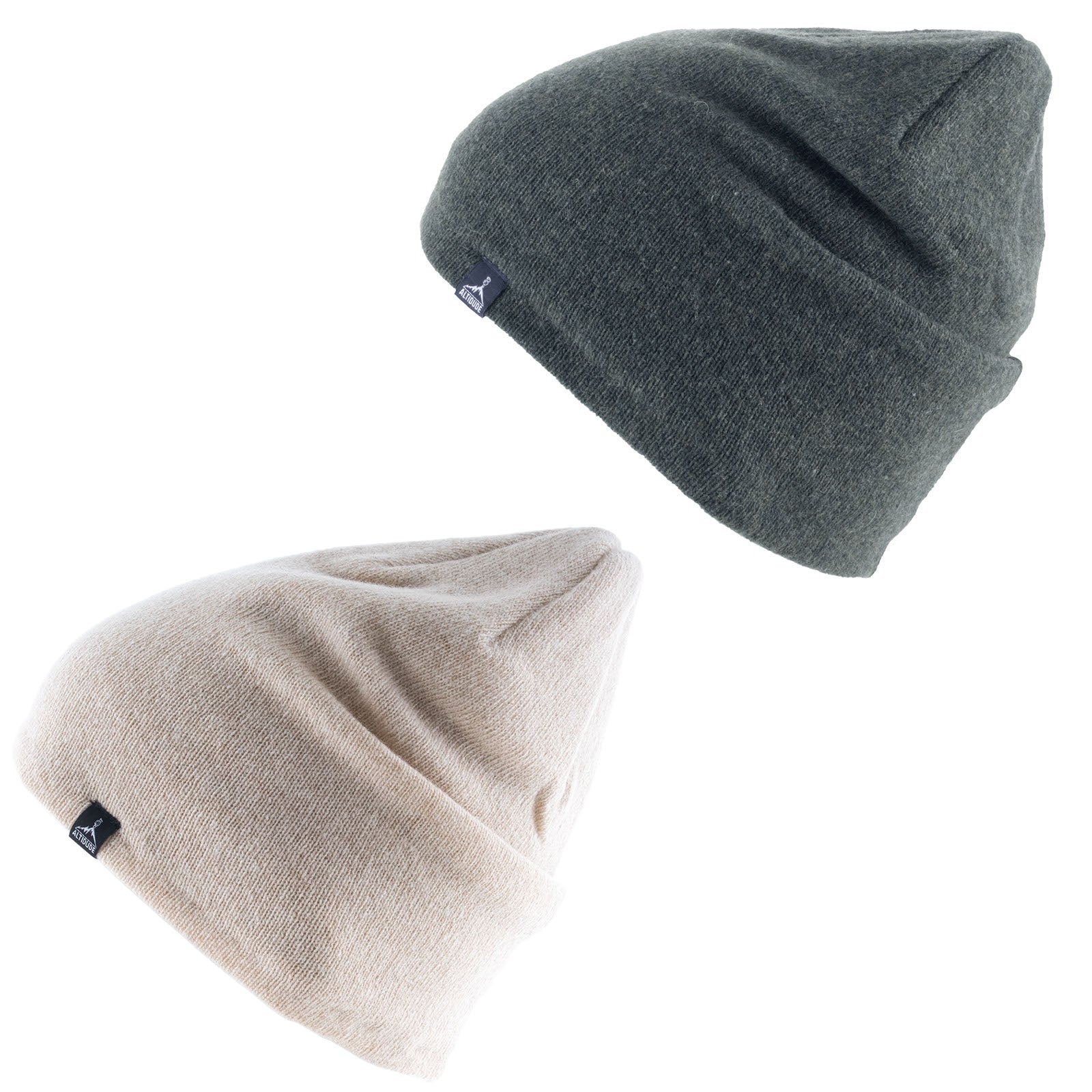 ALTIDUDE Winter Hat SubZero Fine Knit Hat Unisex Beanie Lamb & Merino Wool