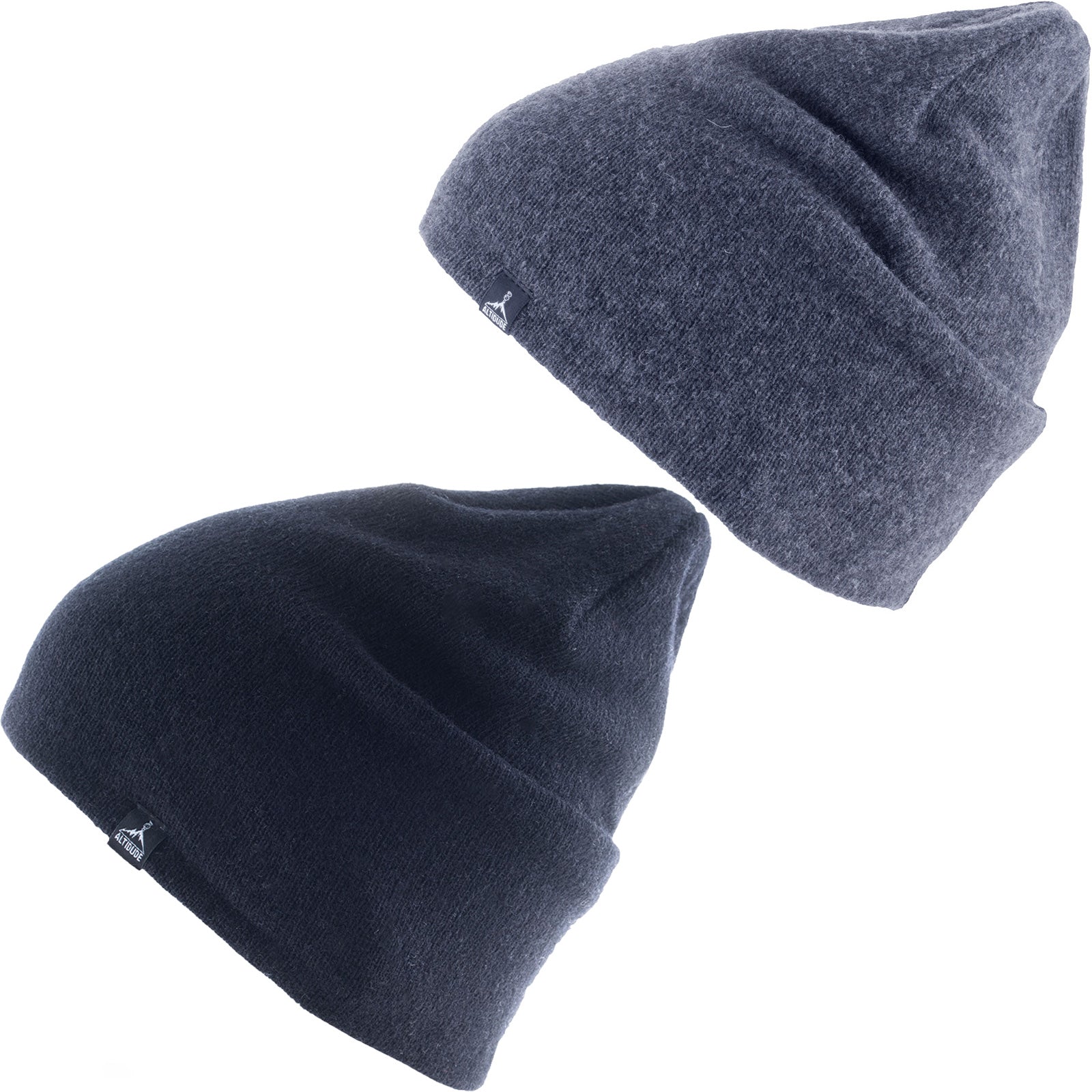 ALTIDUDE Winter Hat SubZero Fine Knit Hat Unisex Beanie Lamb & Merino Wool