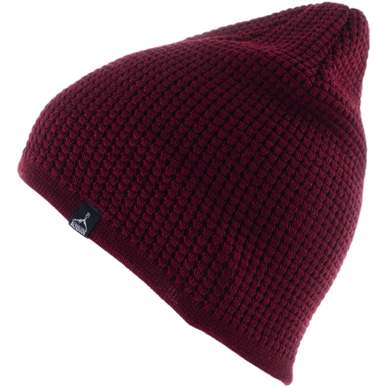 ALTIDUDE Wintermütze Waffle Fein Strickmütze Unisex Beanie Mütze Merino Wolle