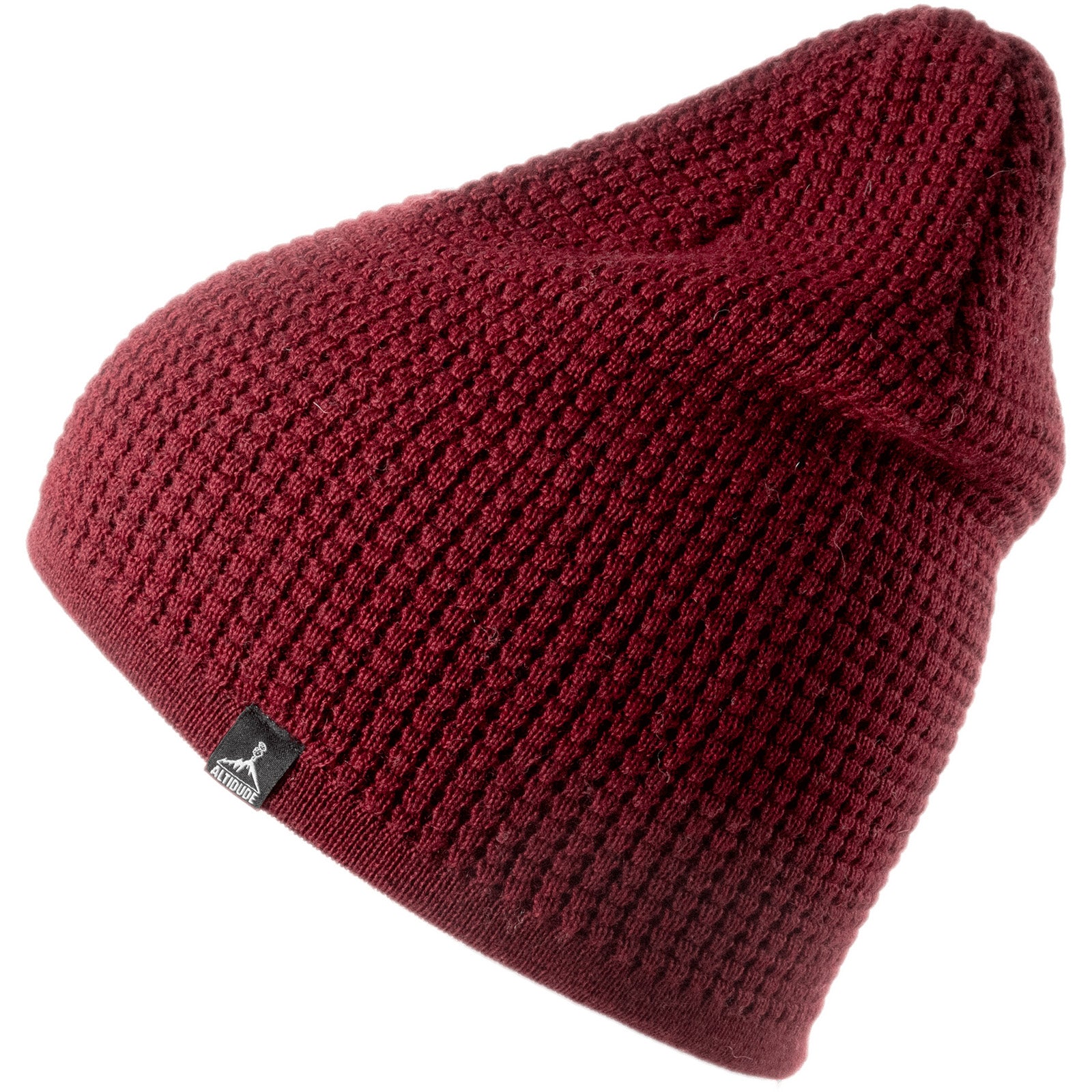 ALTIDUDE Wintermütze Waffle Fein Strickmütze Unisex Beanie Mütze Merino Wolle