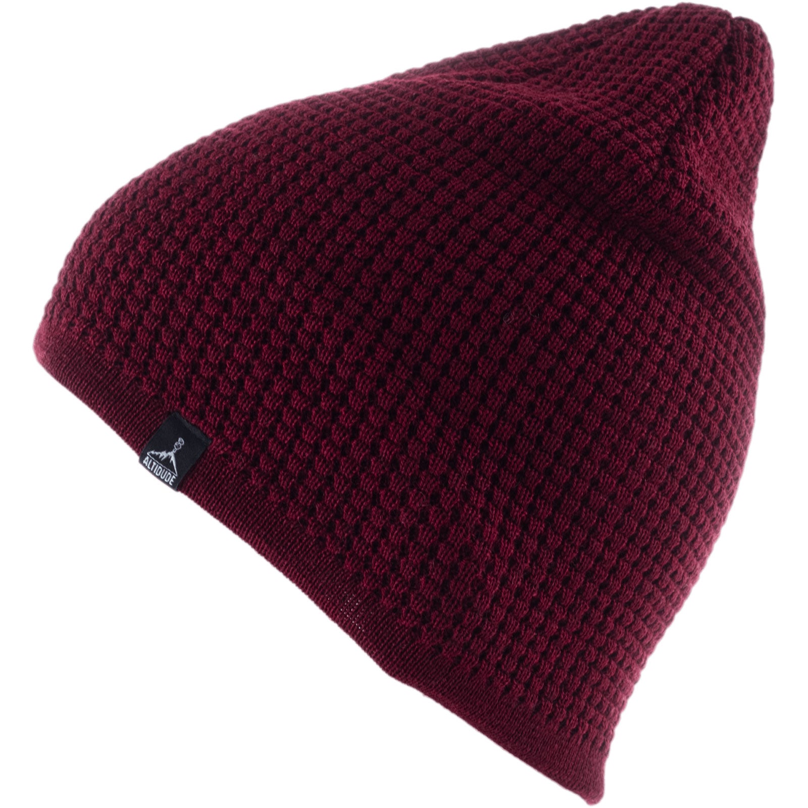 ALTIDUDE Wintermütze Waffle Fein Strickmütze Unisex Beanie Mütze Merino Wolle