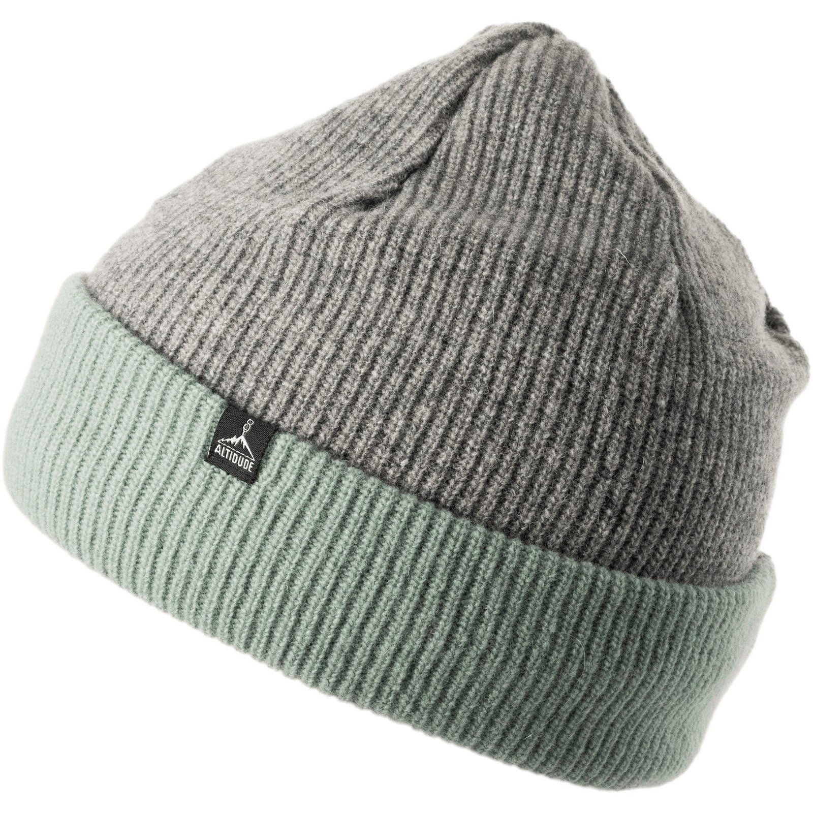 ALTIDUDE Winter Hat Hermit Duo Rip Knitted Hat Unisex Beanie Lamb Merino Wool