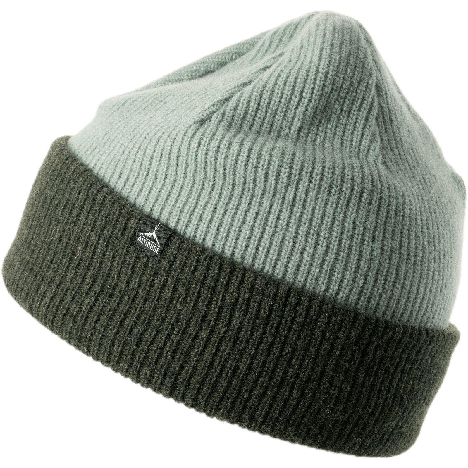 Bonnet d'hiver ALTIDUDE Hermit Duo Rip Bonnet tricoté unisexe en laine mérinos d'agneau