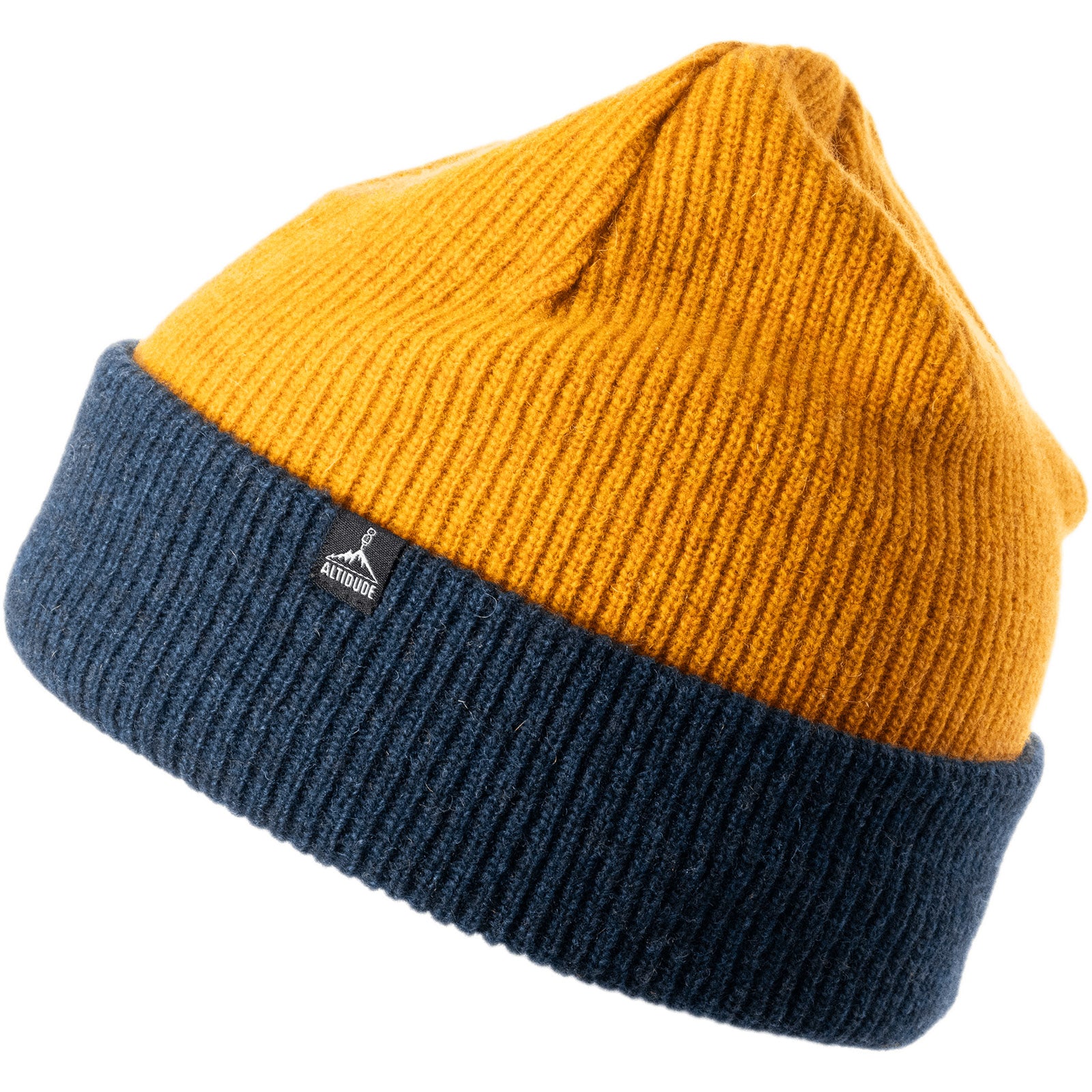 Bonnet d'hiver ALTIDUDE Hermit Duo Rip Bonnet tricoté unisexe en laine mérinos d'agneau