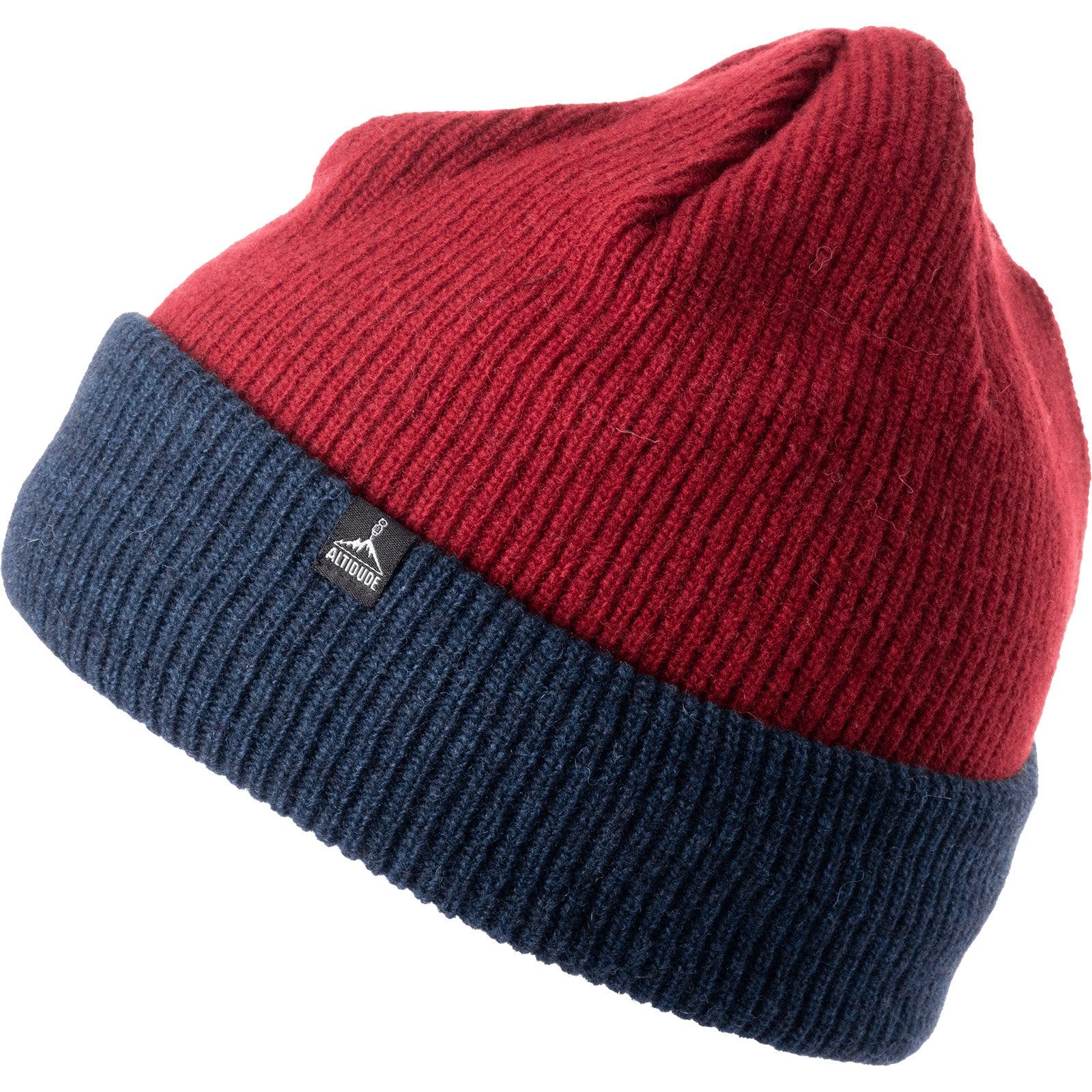 Bonnet d'hiver ALTIDUDE Hermit Duo Rip Bonnet tricoté unisexe en laine mérinos d'agneau