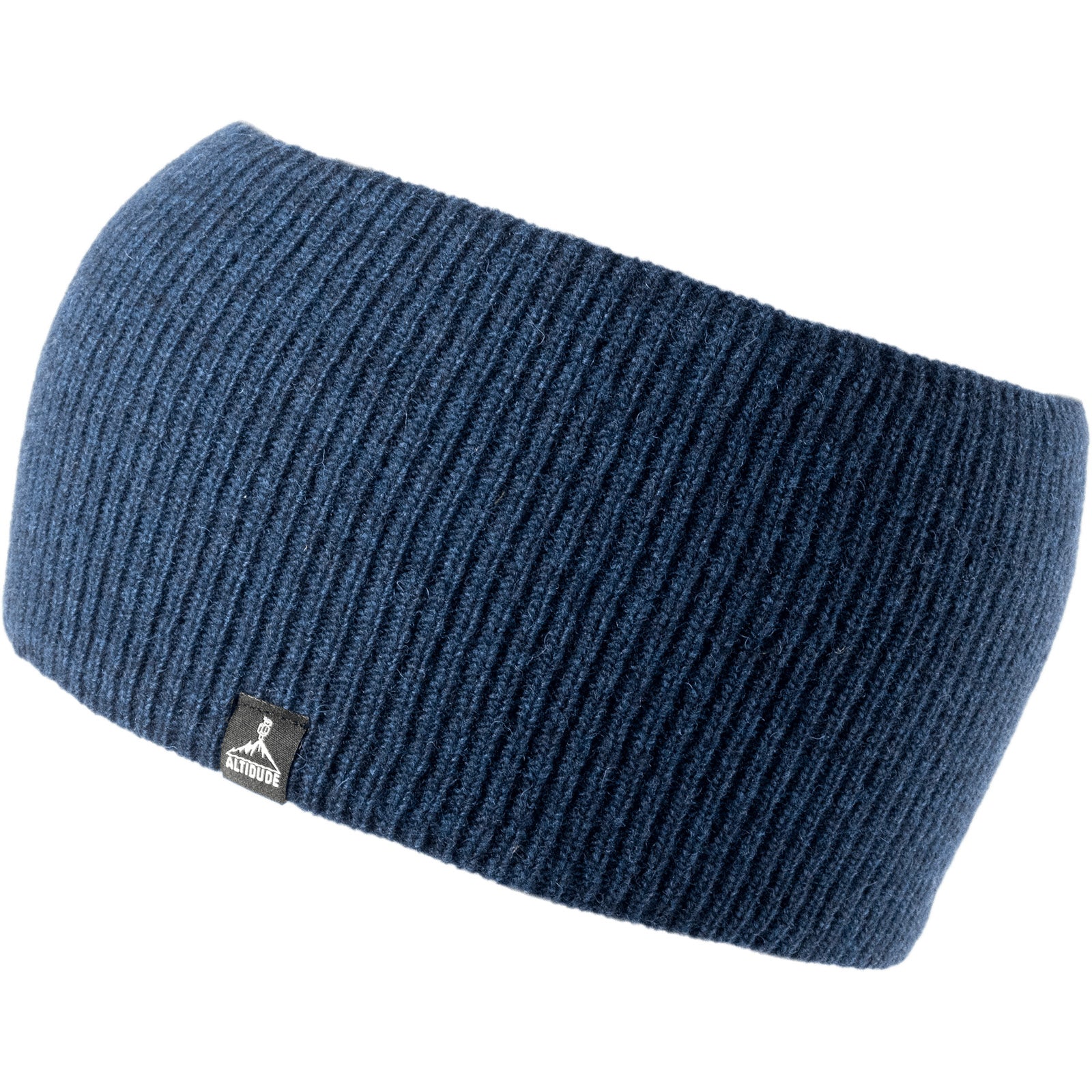 Bandeau ALTIDUDE en laine mérinos, bandeau en tricot côtelé Hermit, protège-oreilles en laine d'agneau