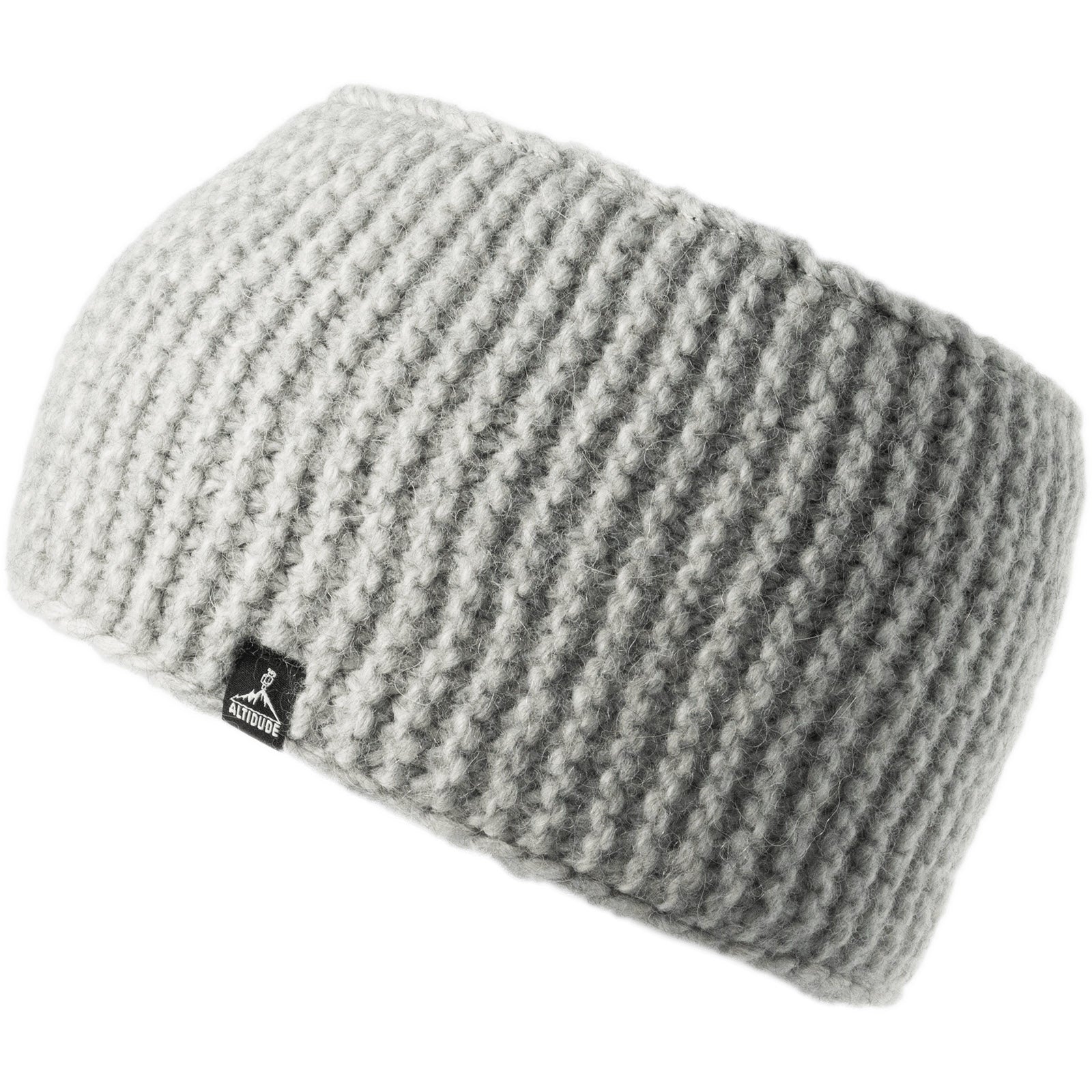 ALTIDUDE Merino Headband Cloud Chunky Knit Headband Ear Protectors Alpaca Wool