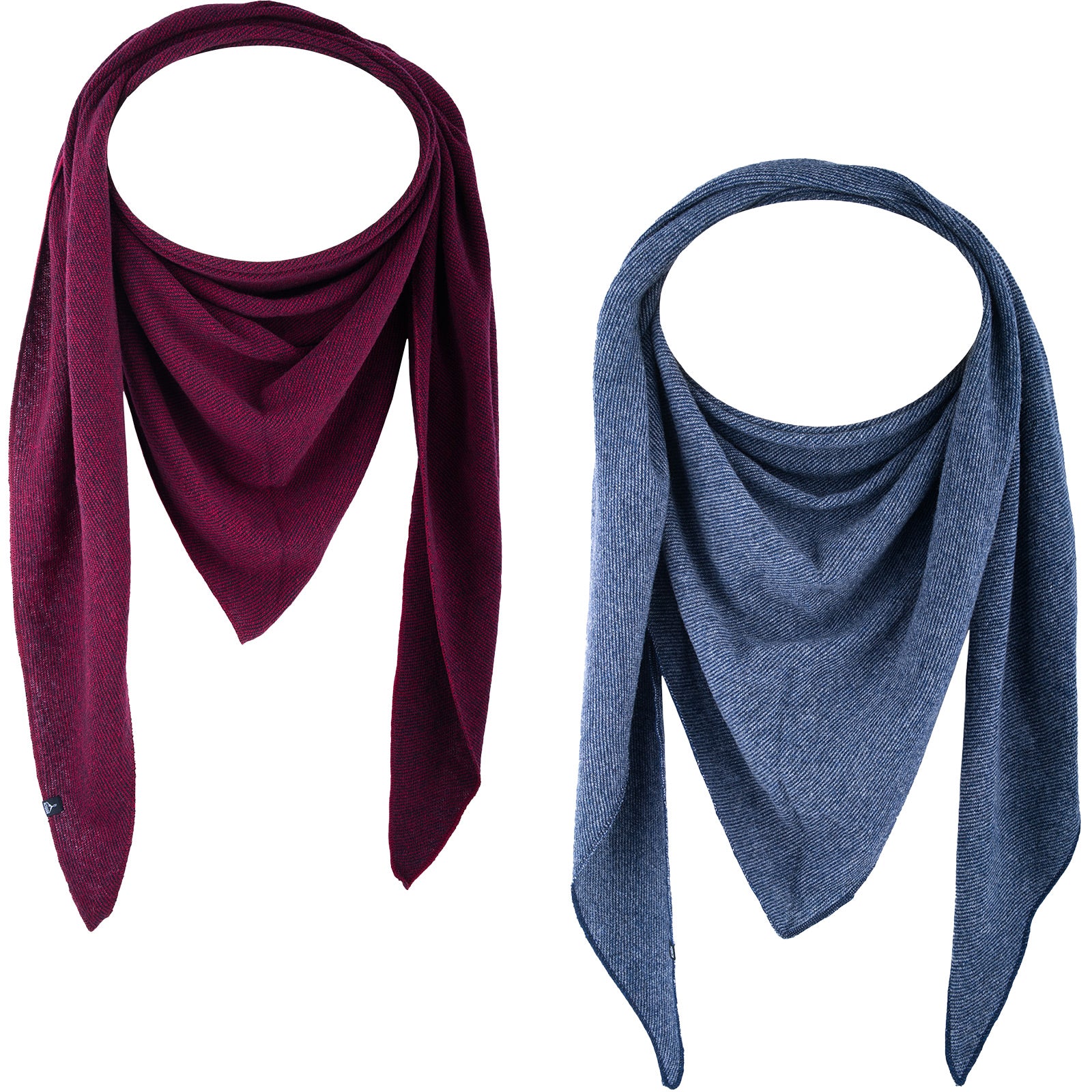 ALTIDUDE Wollschal Wedge Dreiecksschal Strick Schal Unisex Winter XL Lamm Wolle